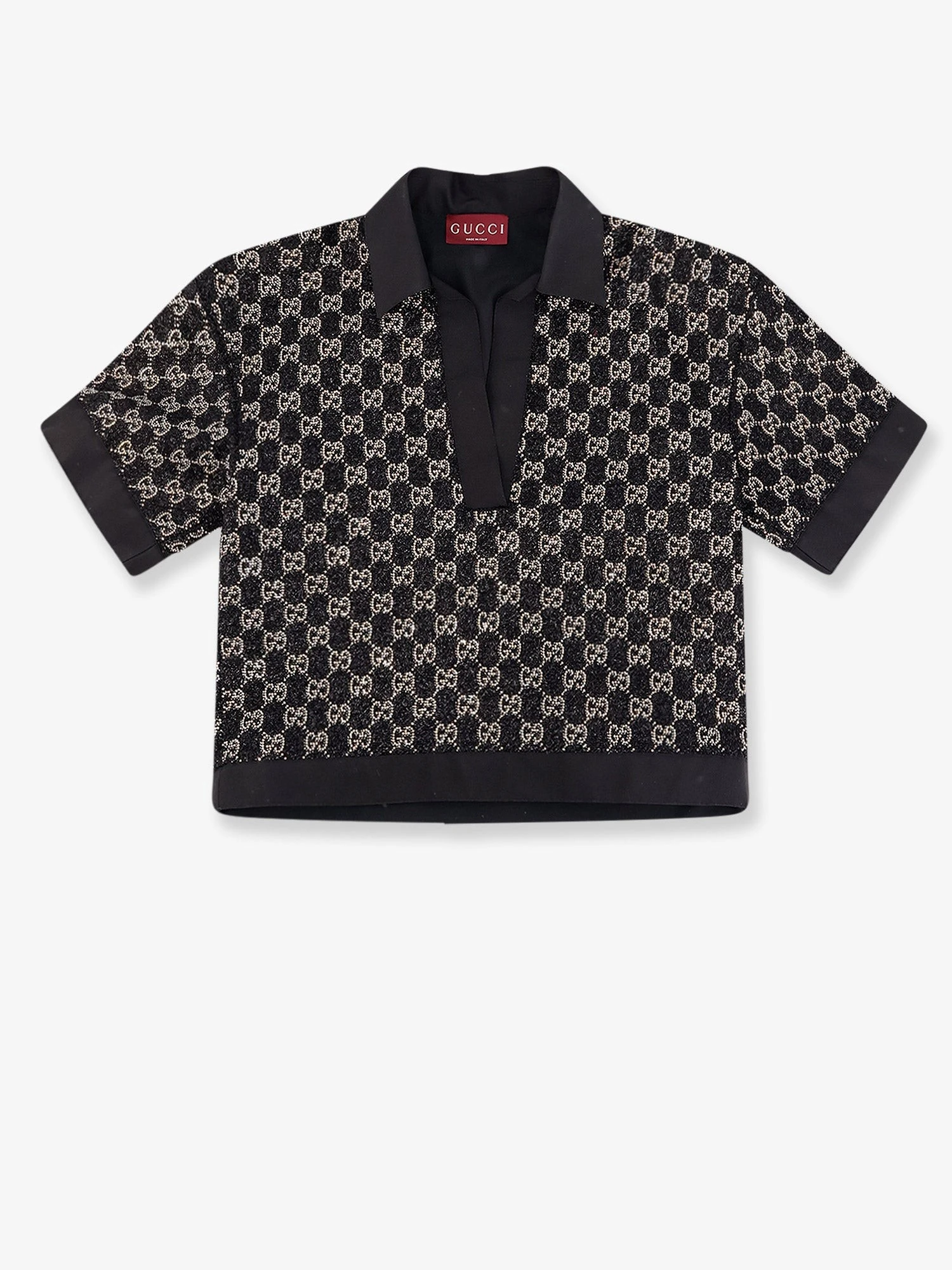 Lightweight lamé wool tweed top.webp
