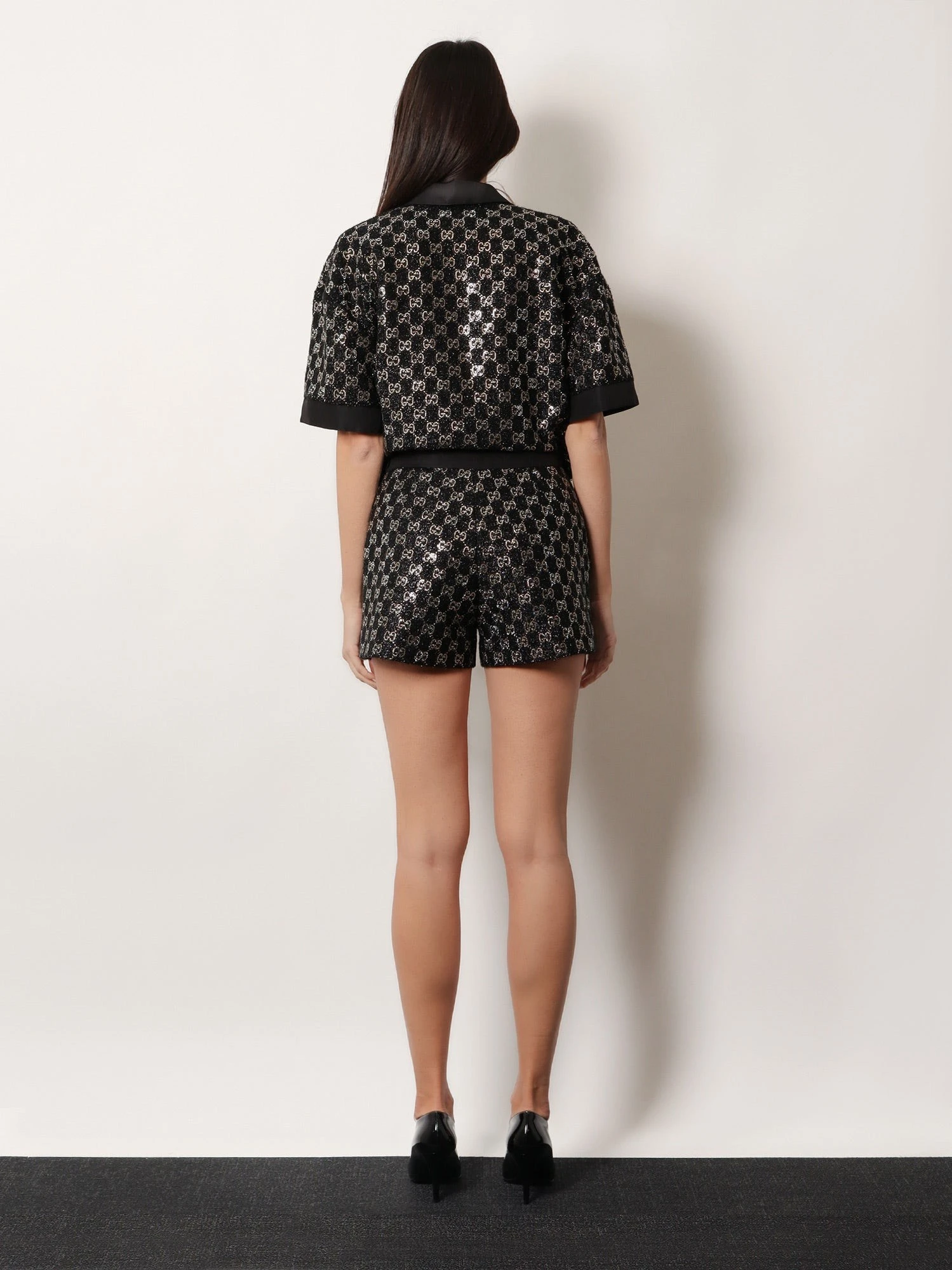 Lightweight lamé wool tweed top.webp