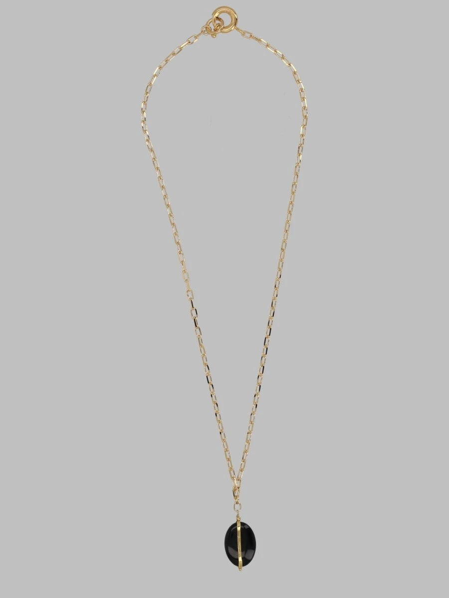 COLLANA CON PENDENTE IN PIETRA
