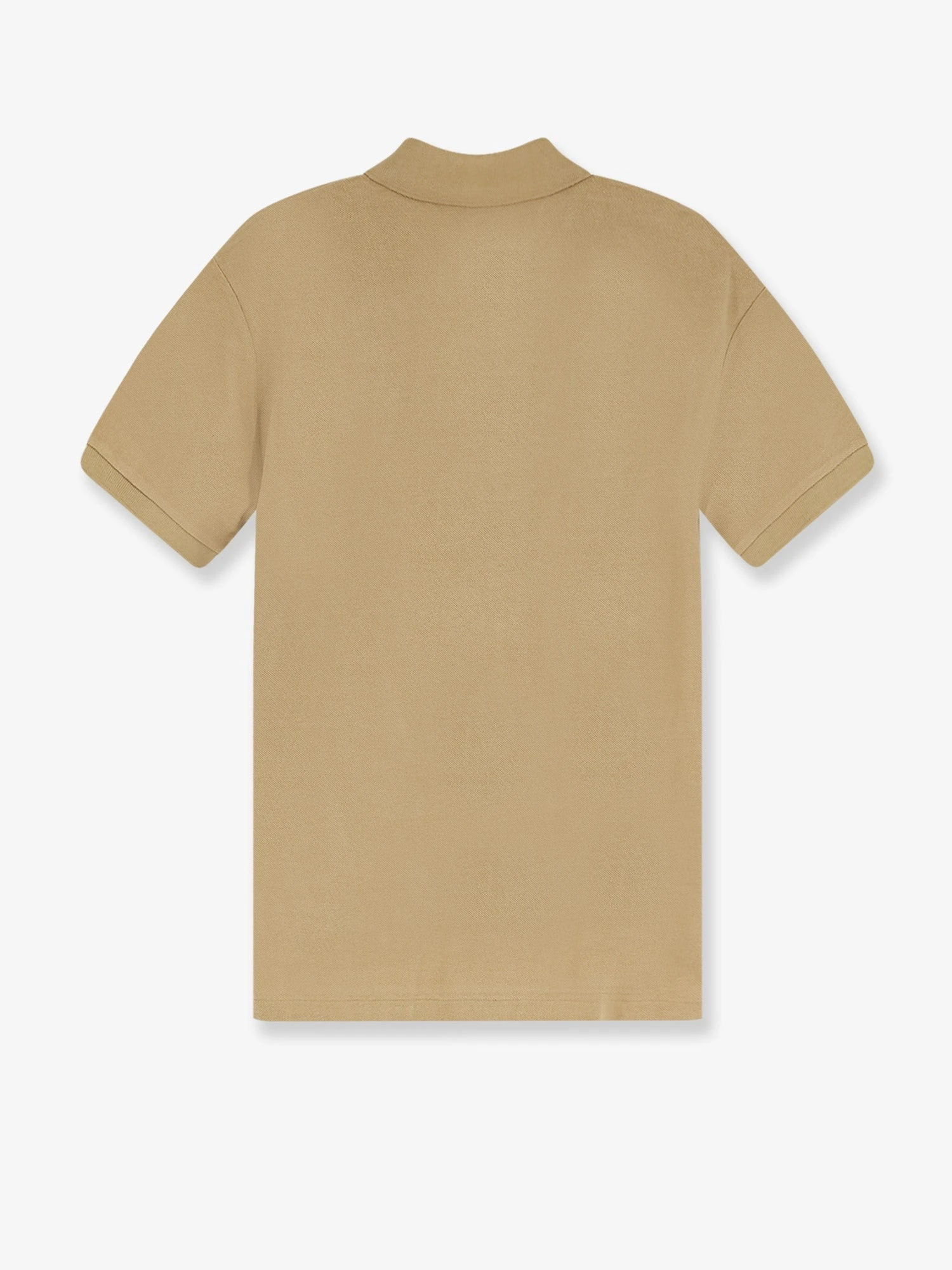 Cotton polo shirt with frontal logo embroidery.webp