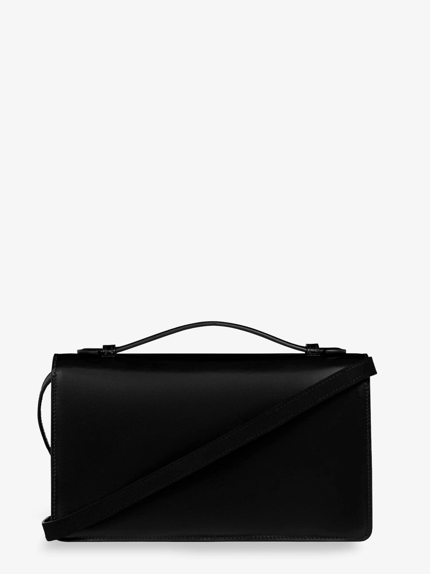 Triomphe leather crossbody bag.webp