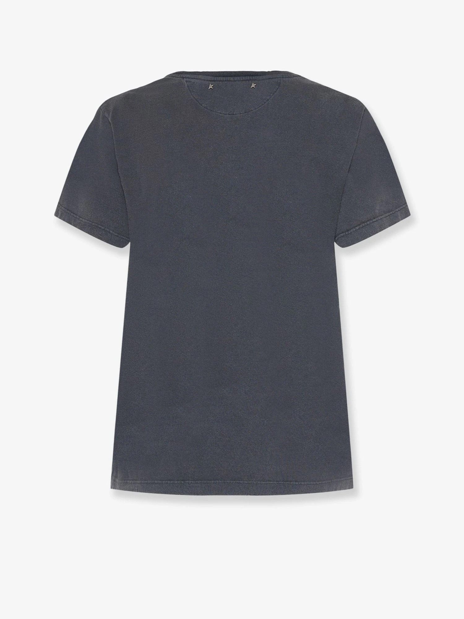 Distressed cotton t-shirt