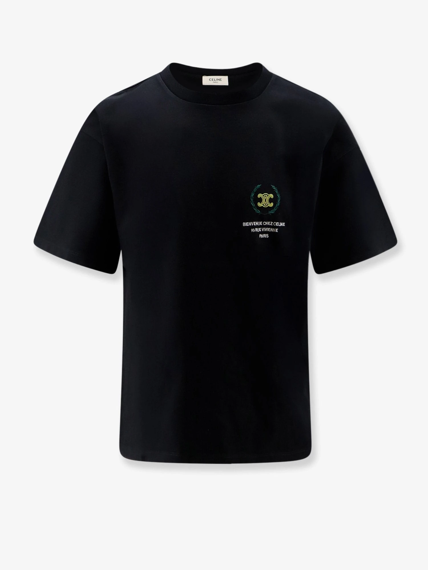 Cotton t-shirt with iconic embroidery