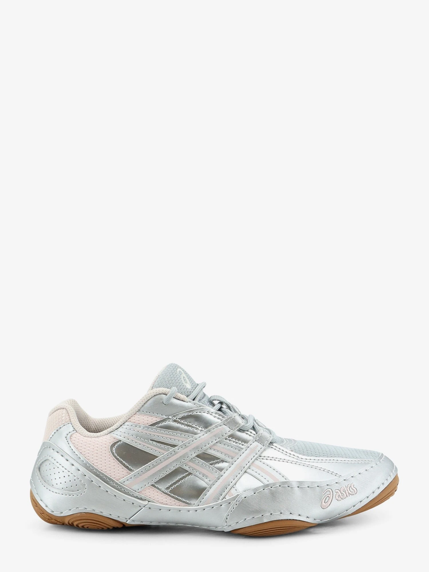 Mesh and leather Hypersync sneakers with embroidered logo.webp