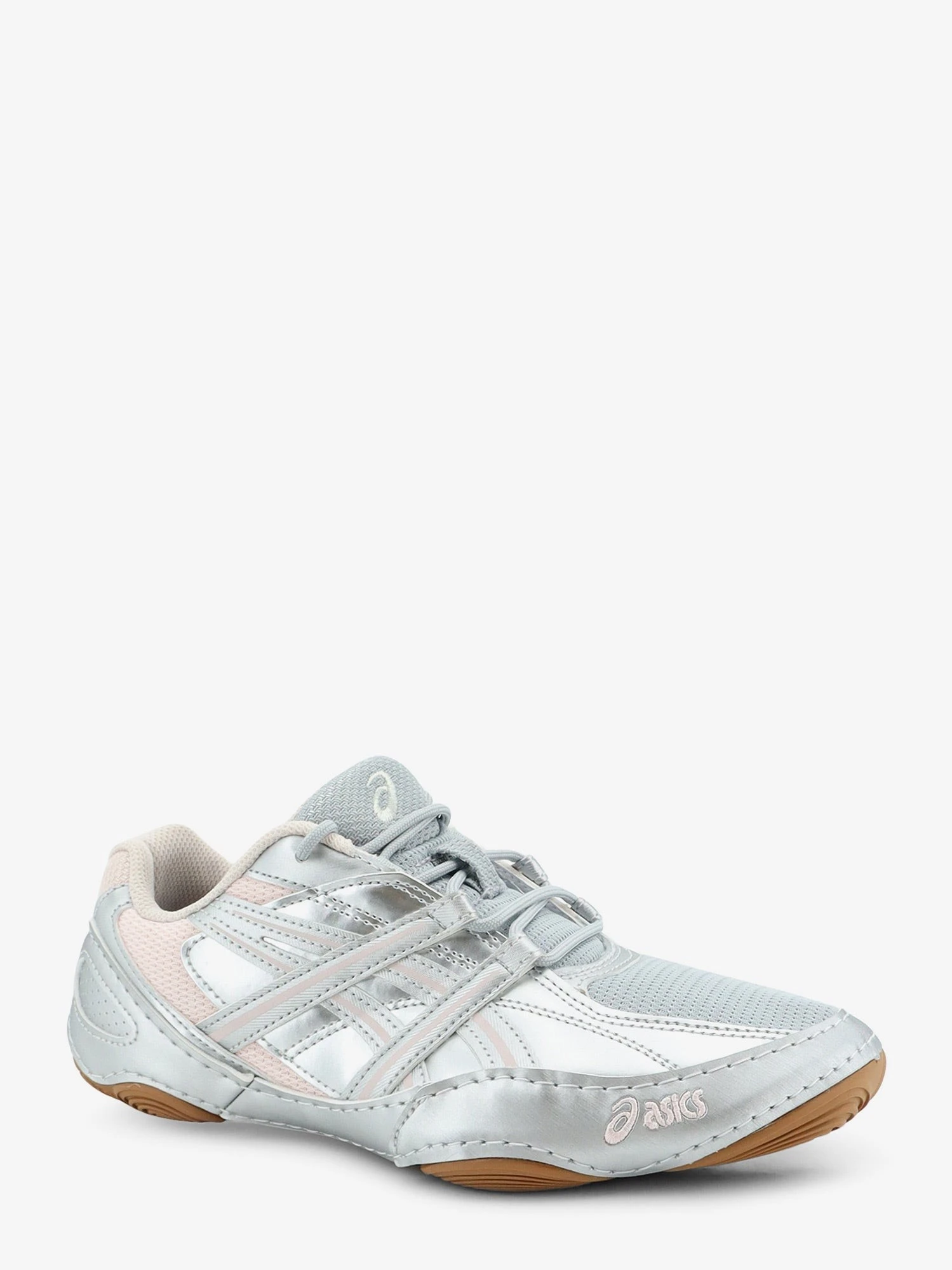 Mesh and leather Hypersync sneakers with embroidered logo.webp