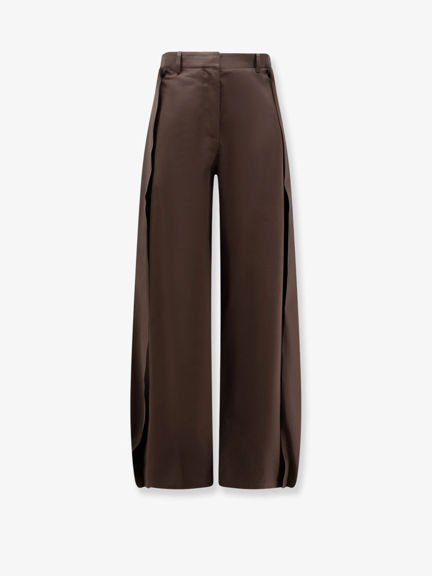 Cotton and silk blend trousers.webp