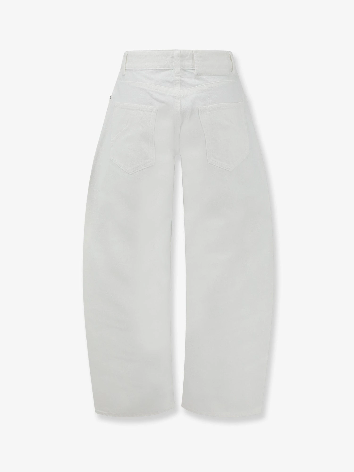 Rodeo white denim trousers.webp