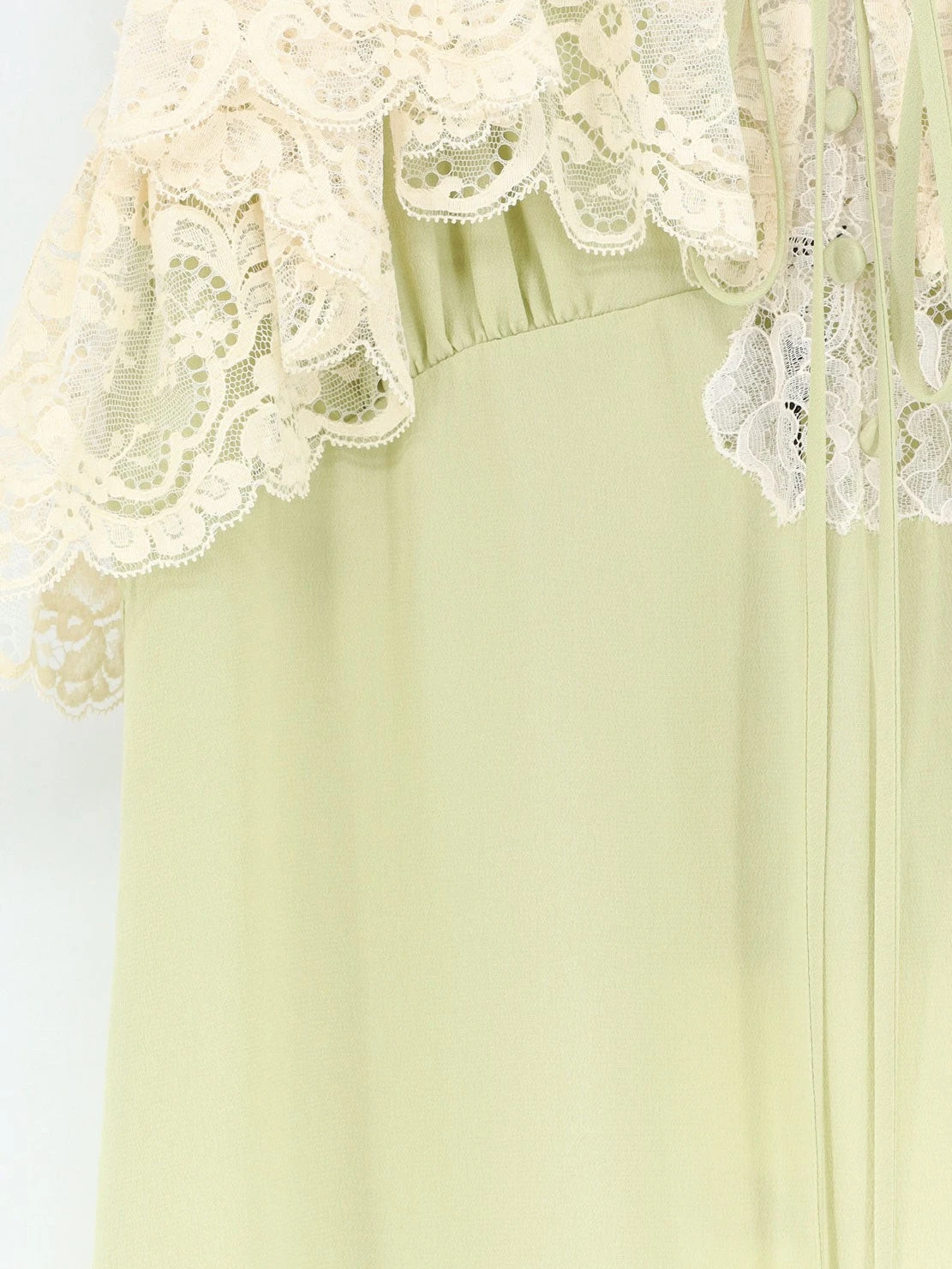 Silk dress with lace inserts.webp