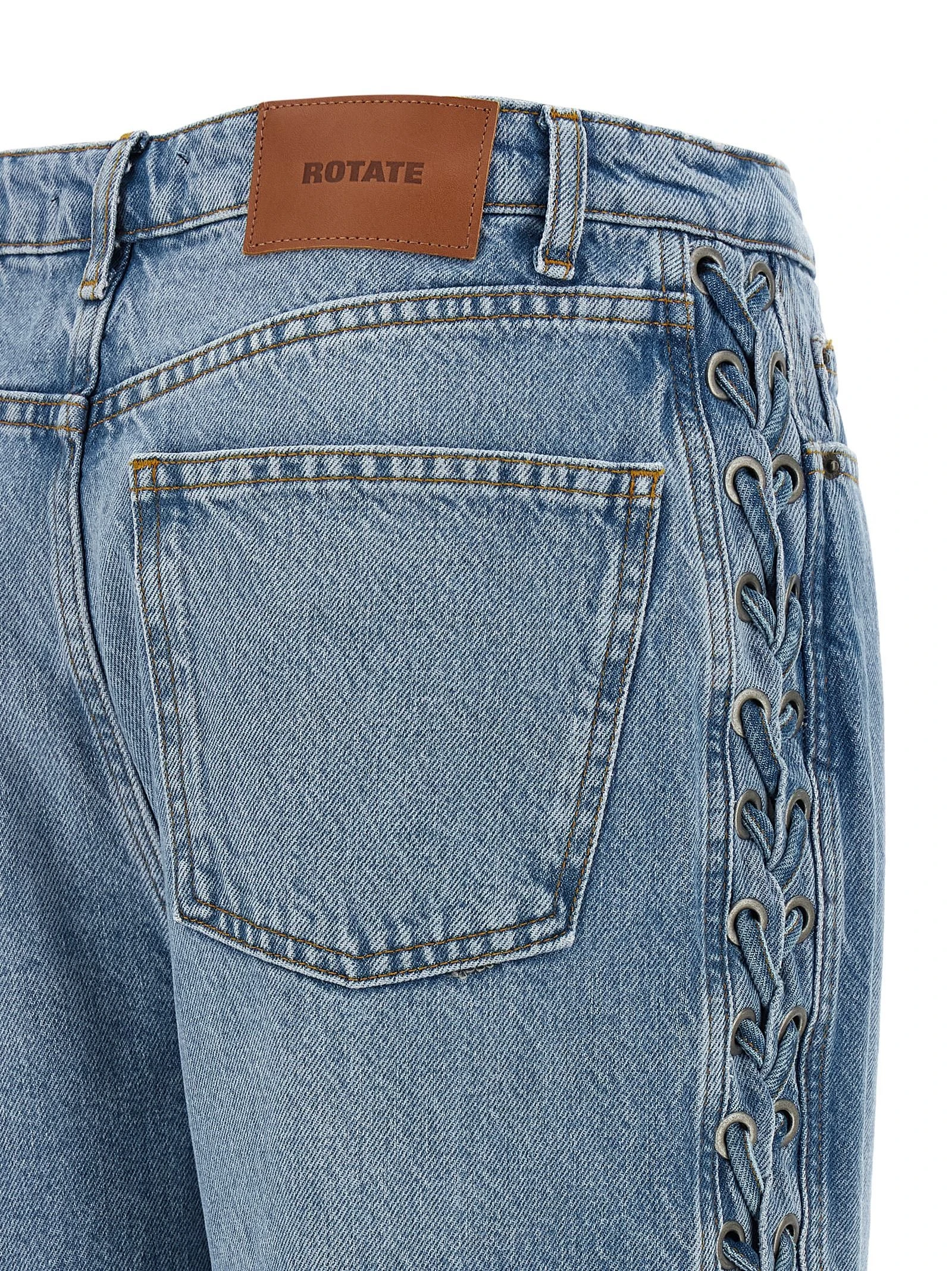 'Twisted lacing' jeans