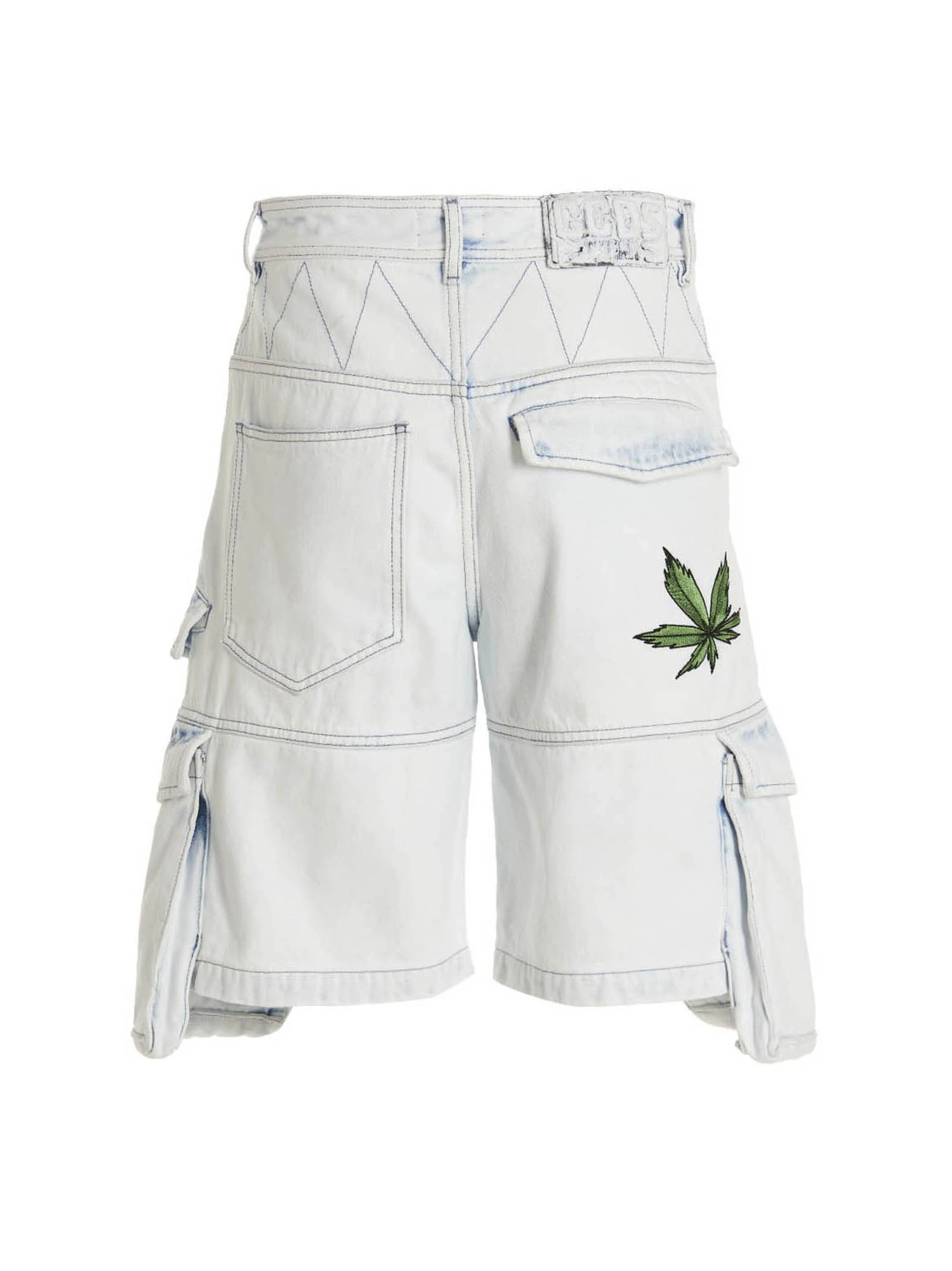 Bleached Embroidered Ultracargo' bermuda shorts