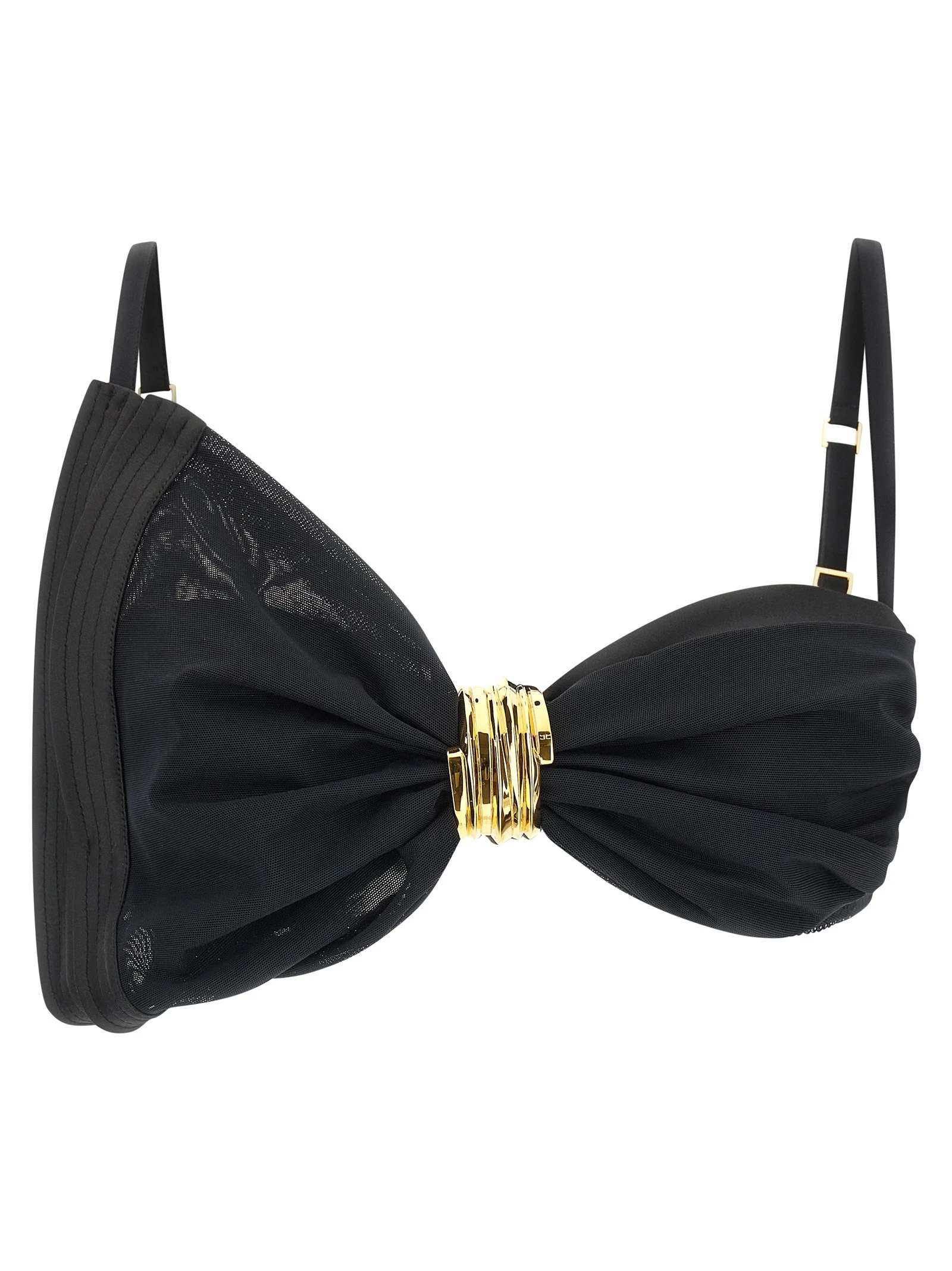 Satin bra and tulle