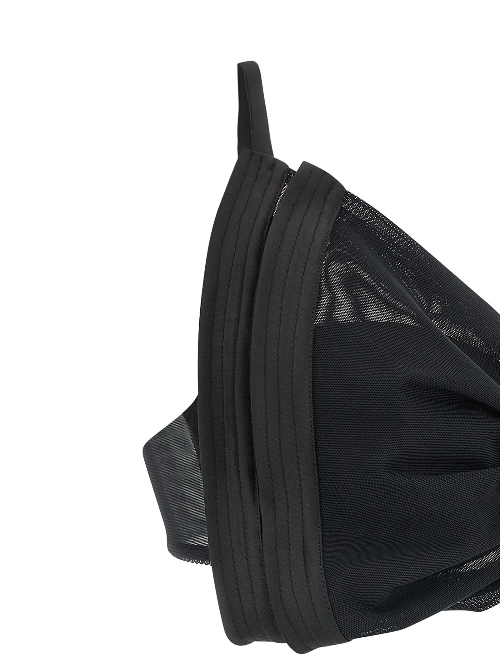 Satin bra and tulle