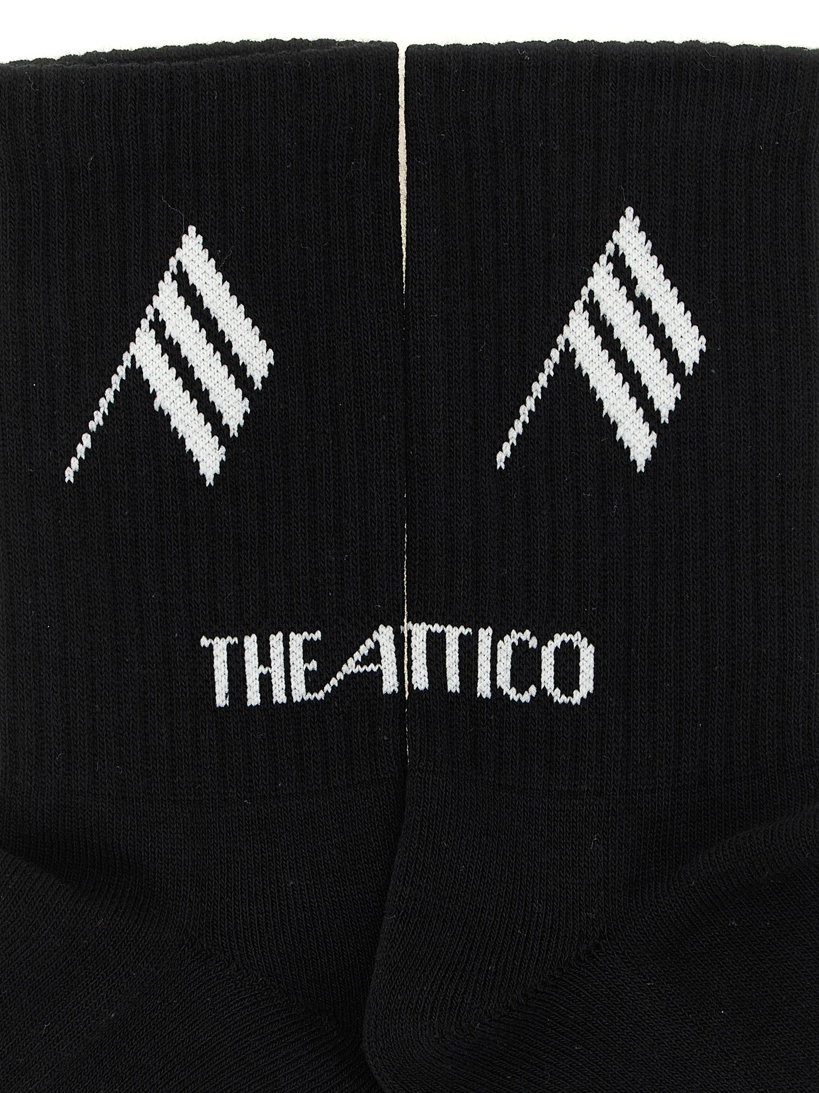 Logo intarsia socks