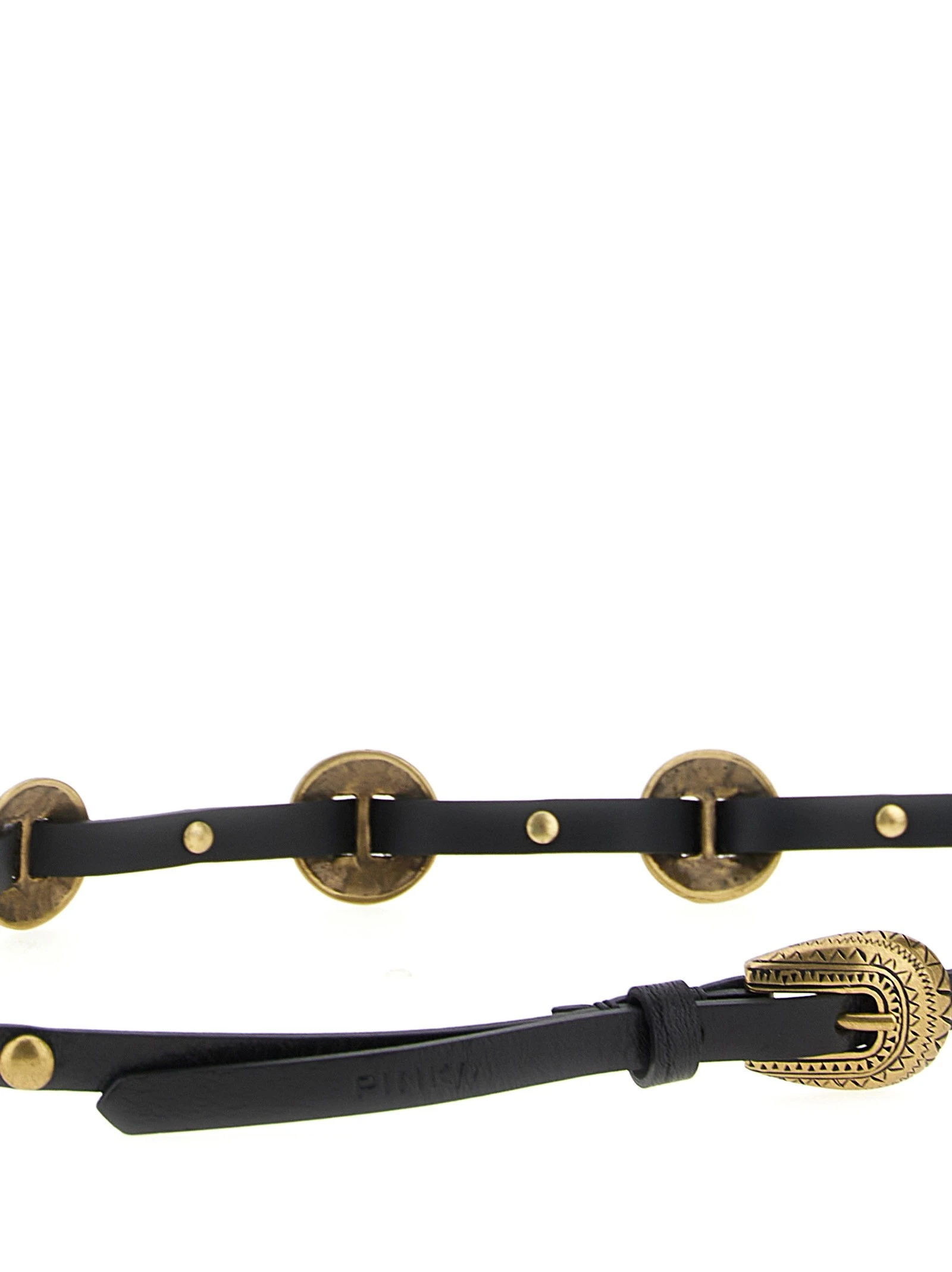 Engraved plaque belt