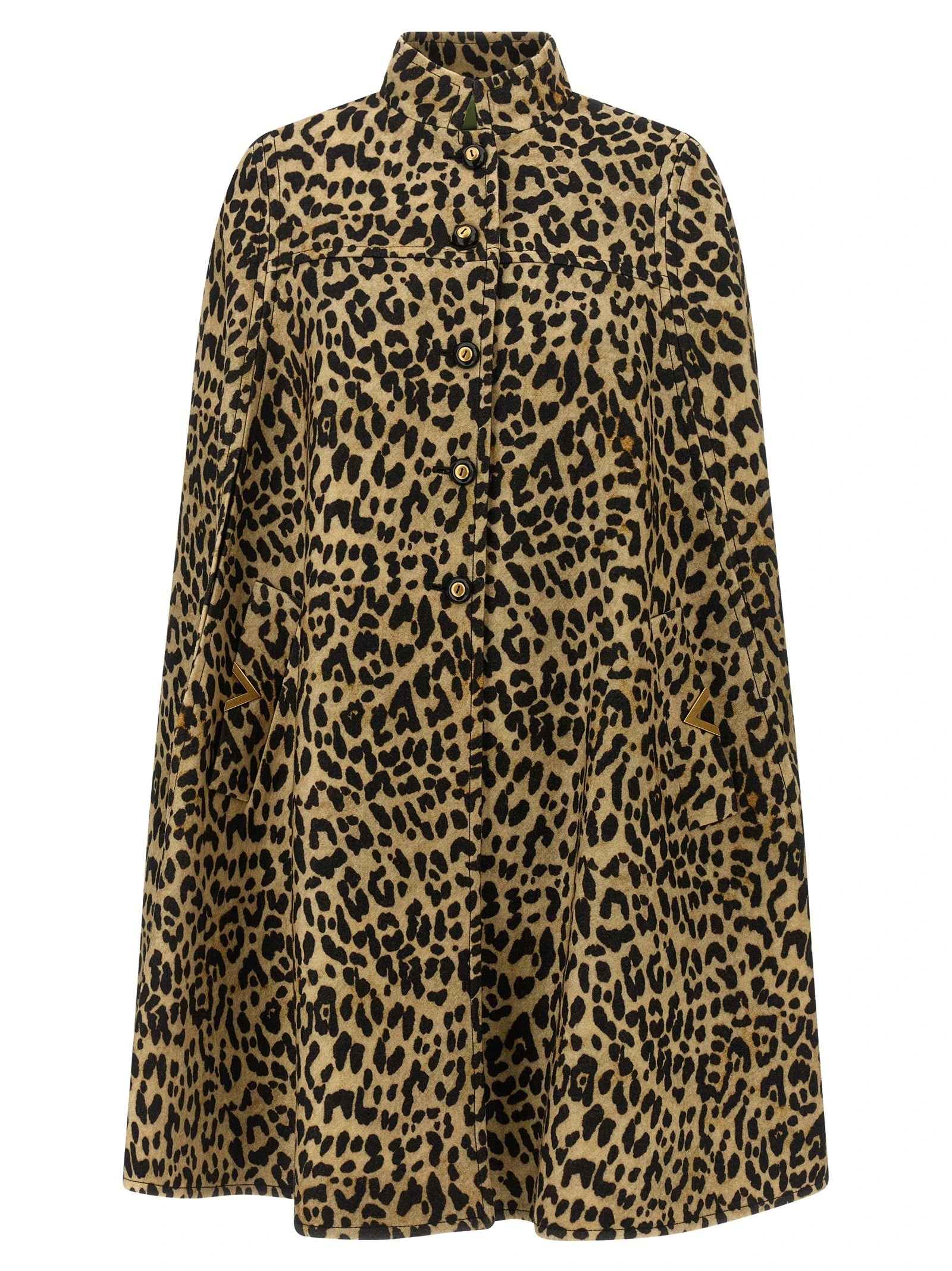 Valentino Garavani cape in animalier cloth