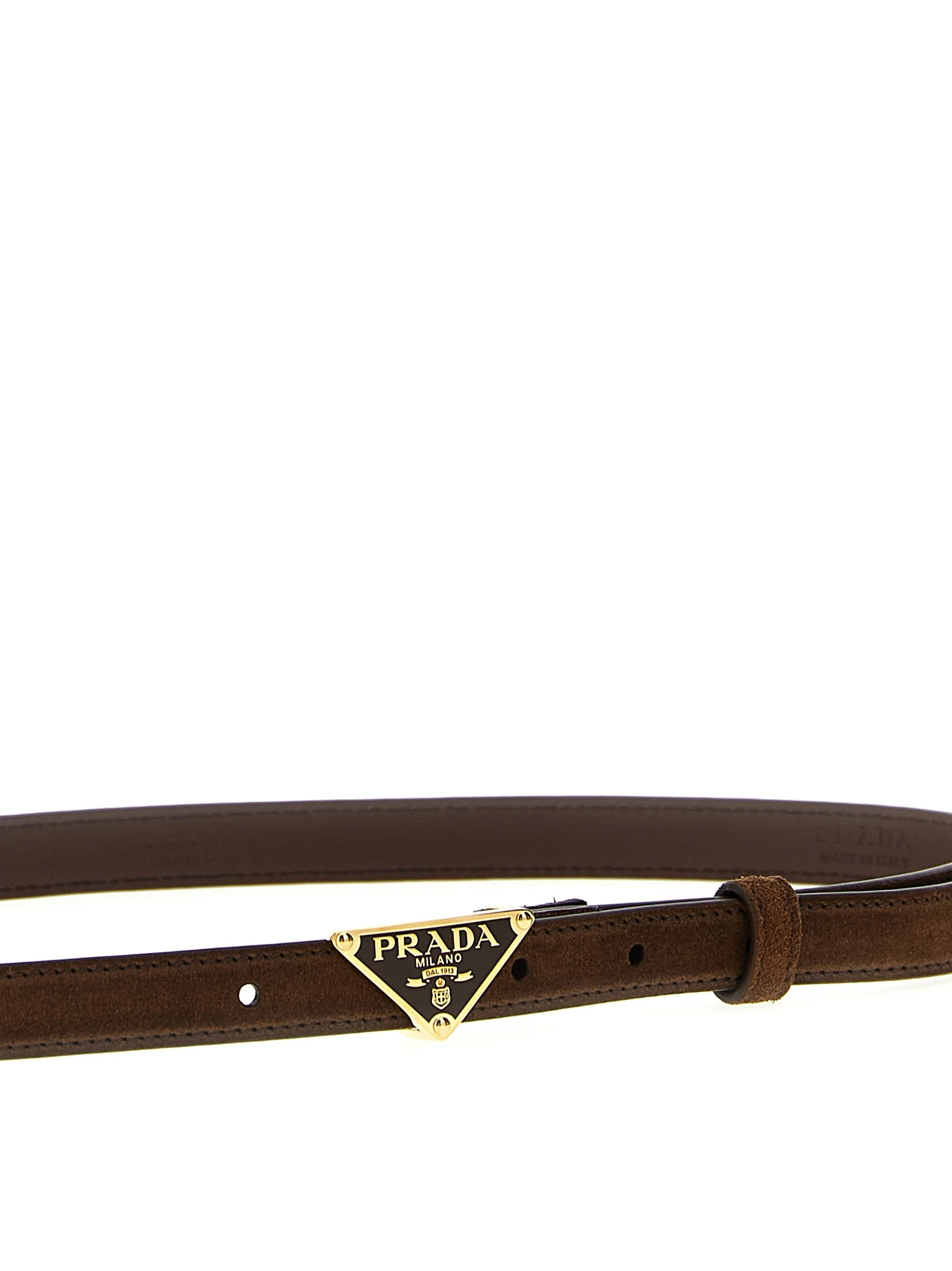 Suede belt