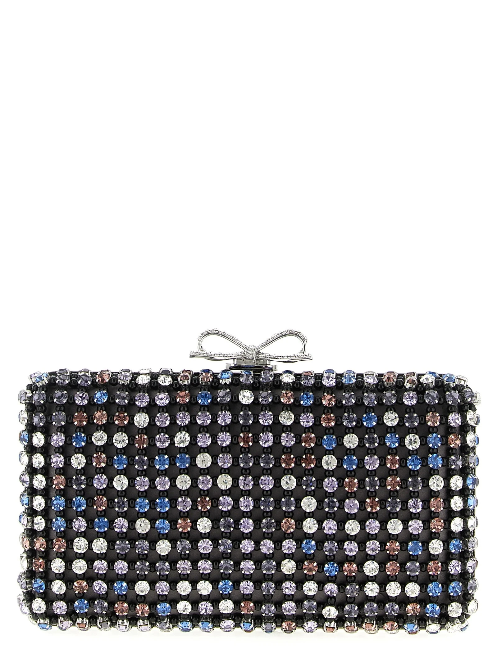 'Multi Crystal Chainmail' clutch