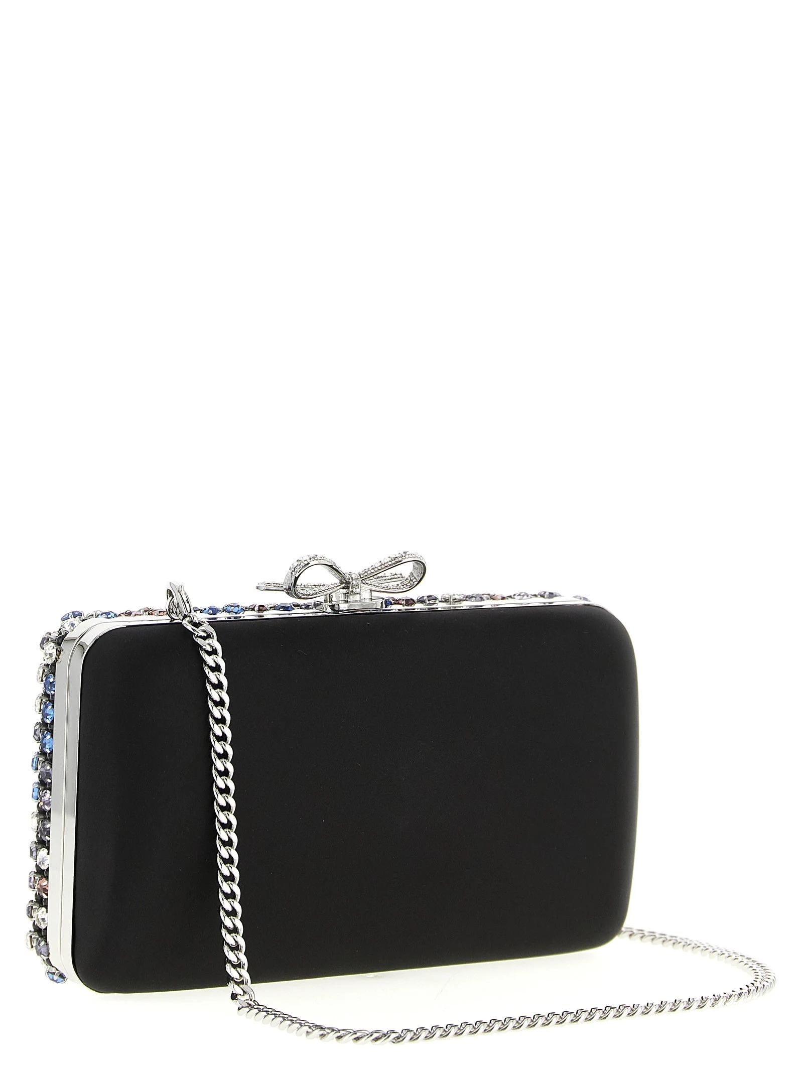 'Multi Crystal Chainmail' clutch