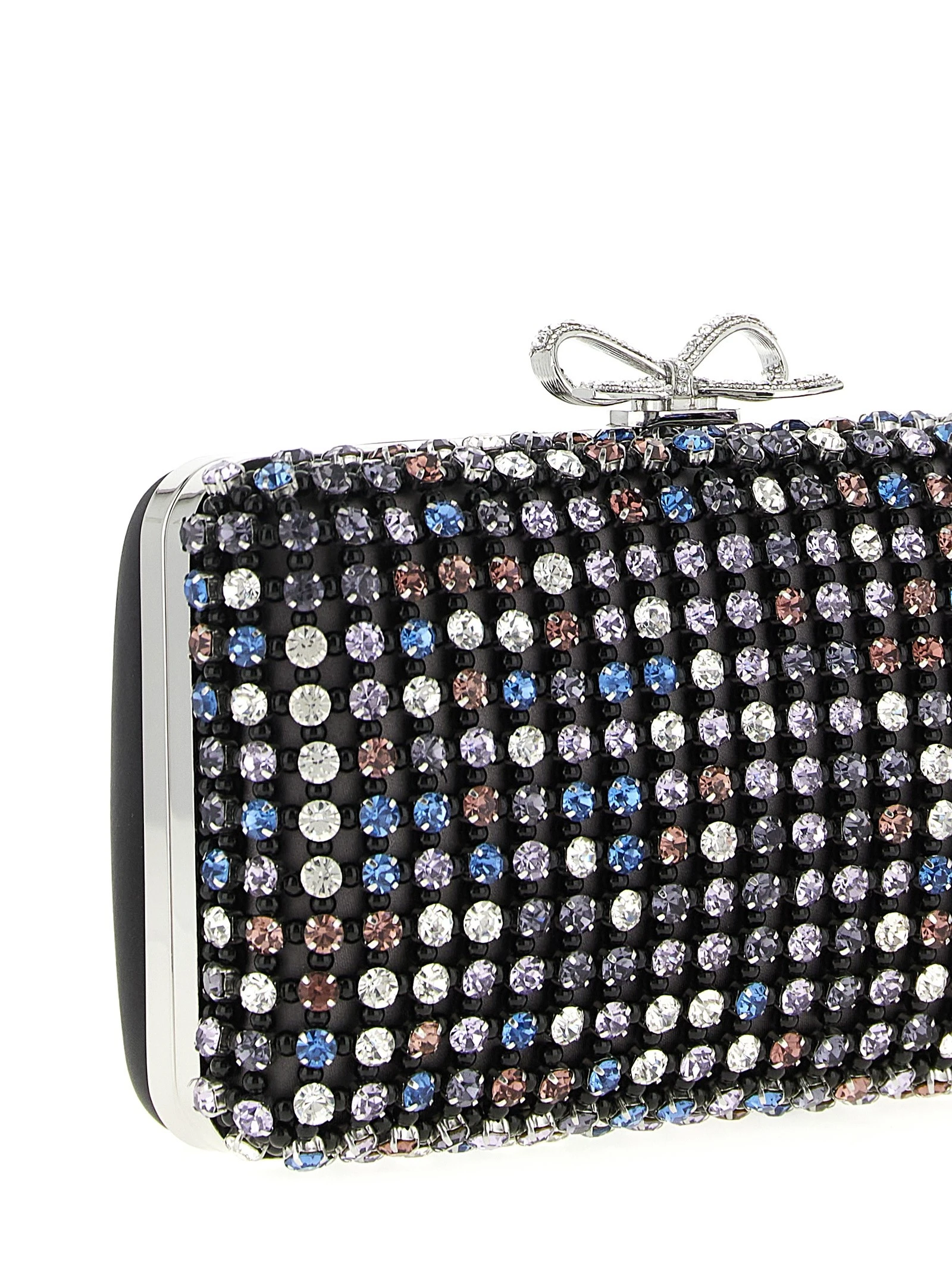'Multi Crystal Chainmail' clutch
