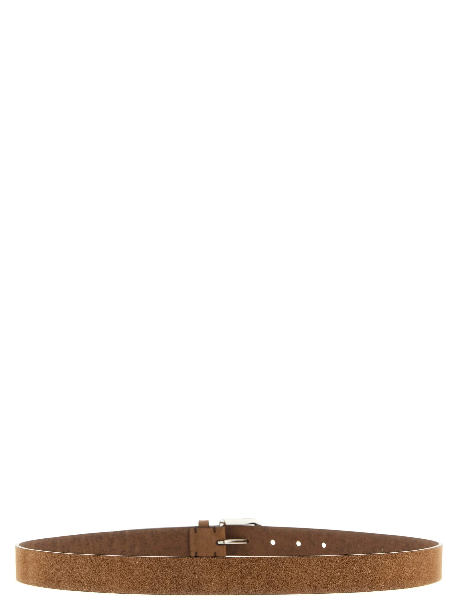 Braided leather belt