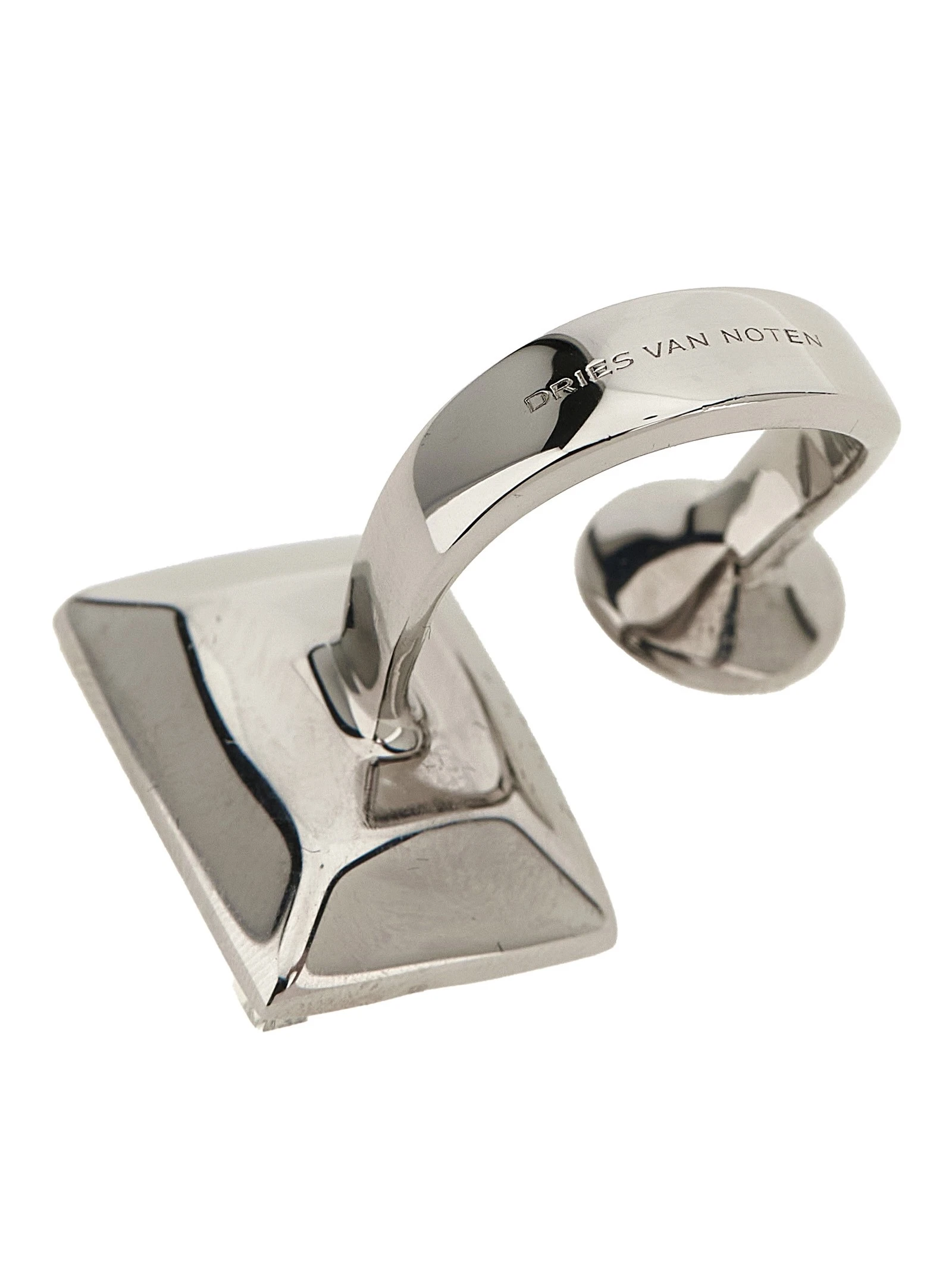 Open ring with crystals