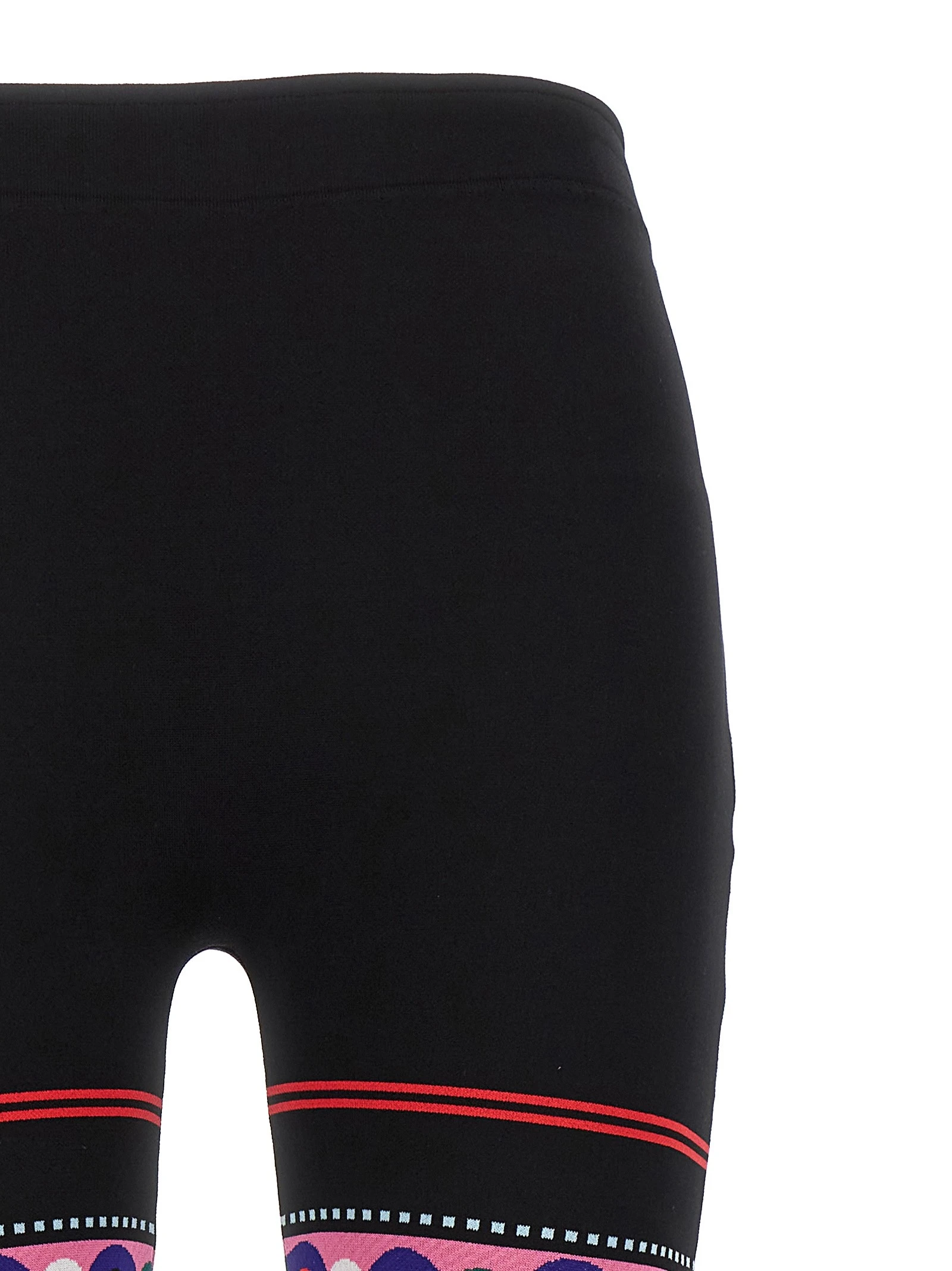 Jacquard patterned leggings