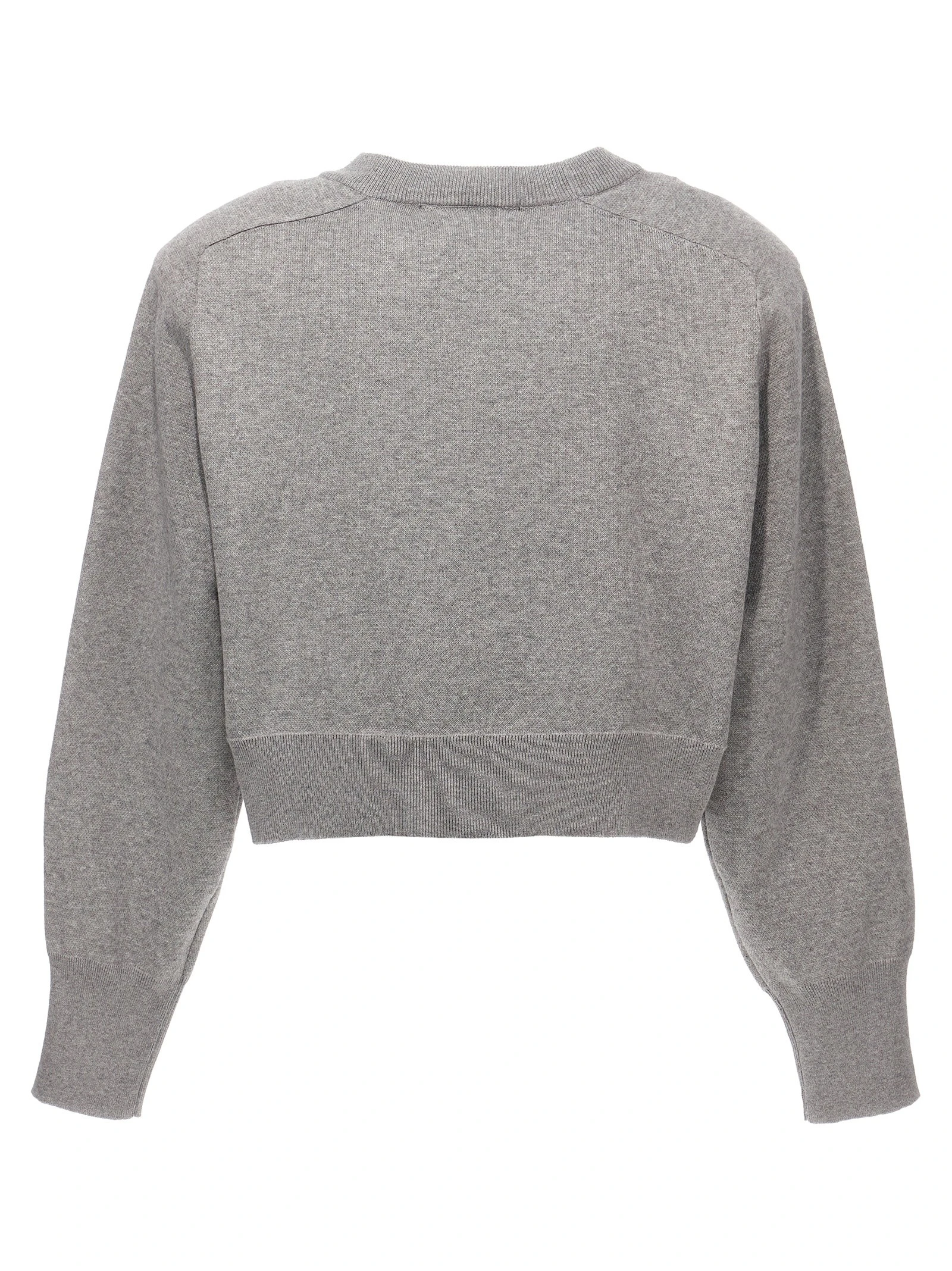 'Firm Knit Cropped' sweater
