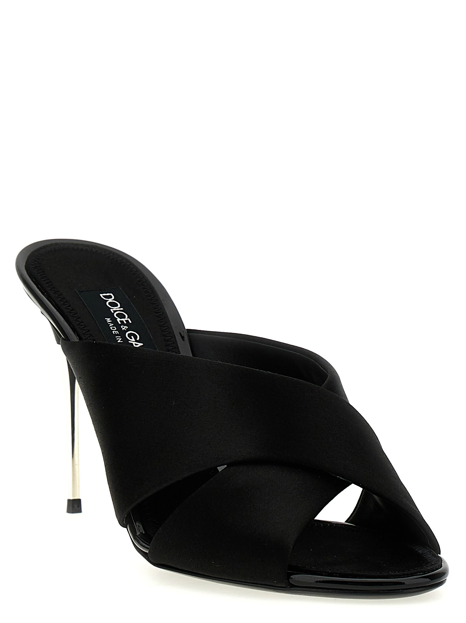 Satin sandals