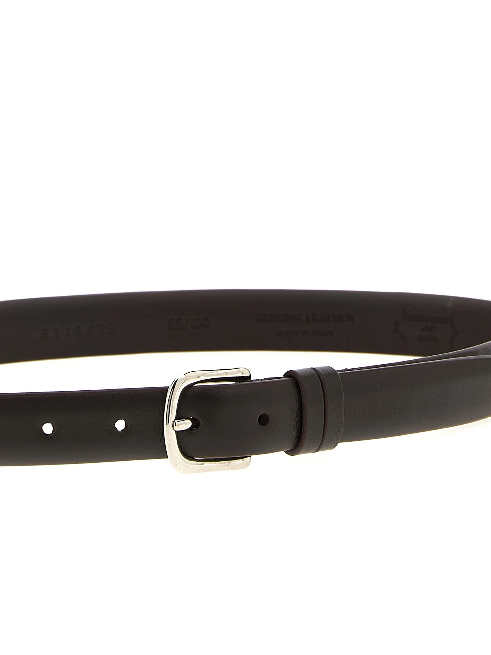 Leather belt