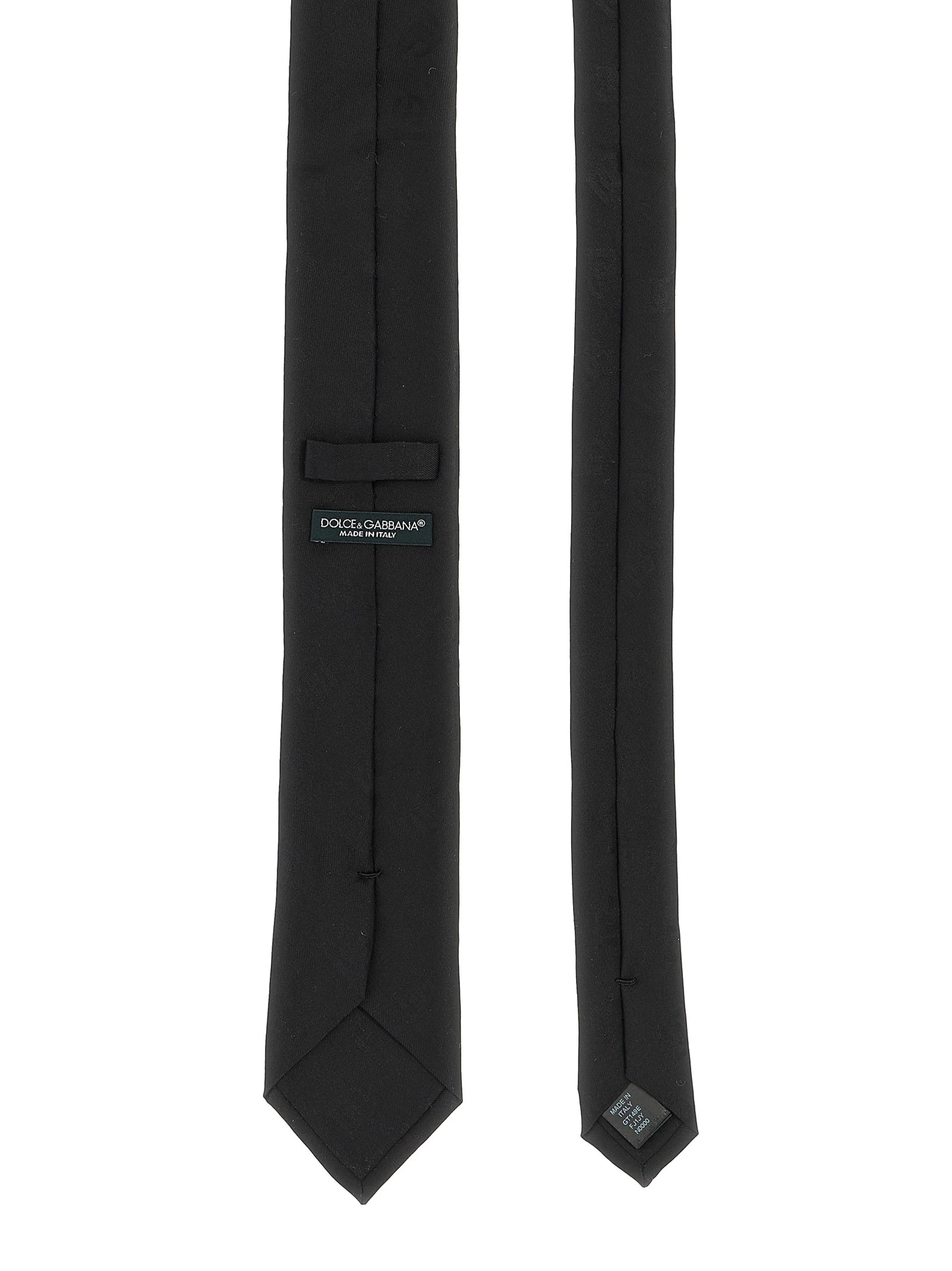 Jacquard logo tie