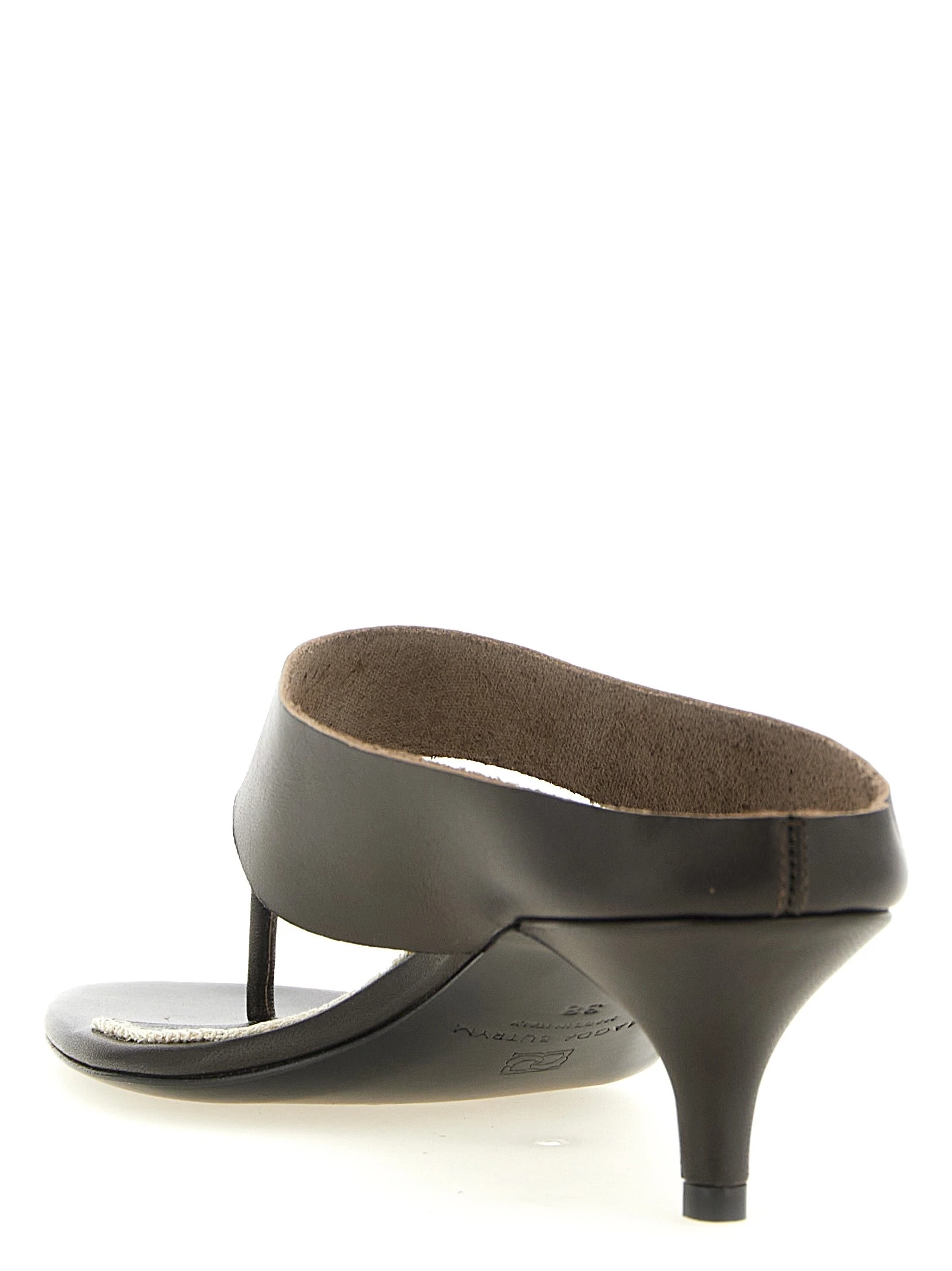 Leather sandals