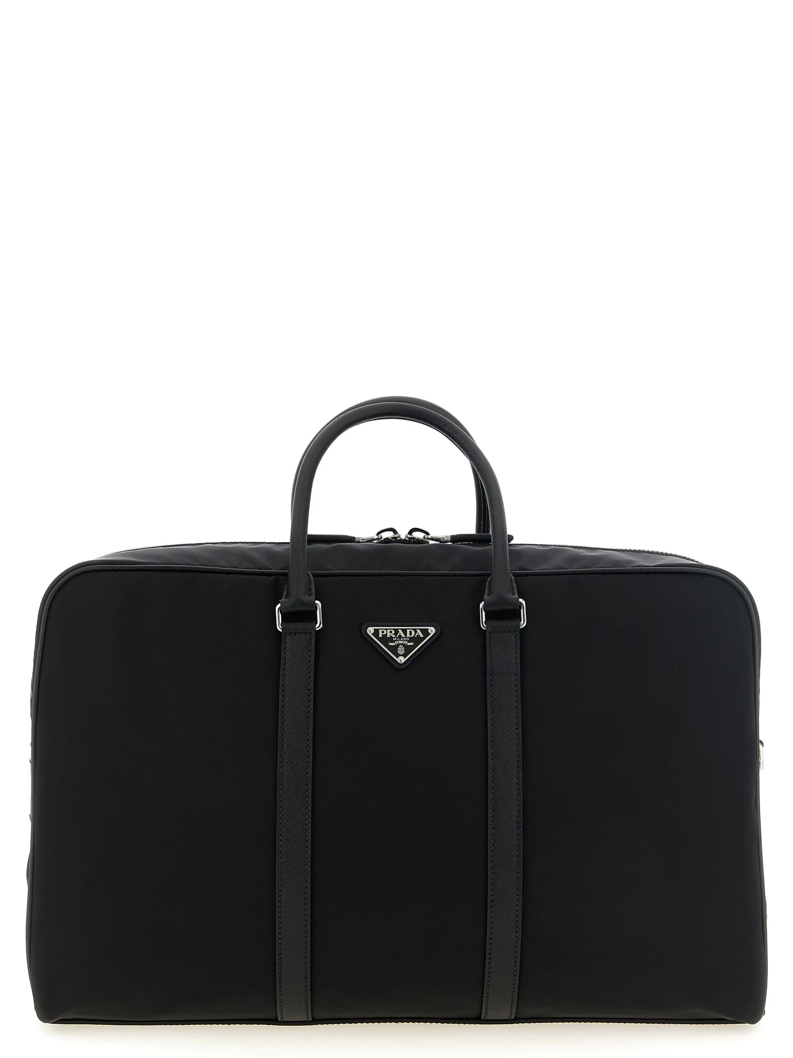 Re-Nylon and Saffiano travel bag