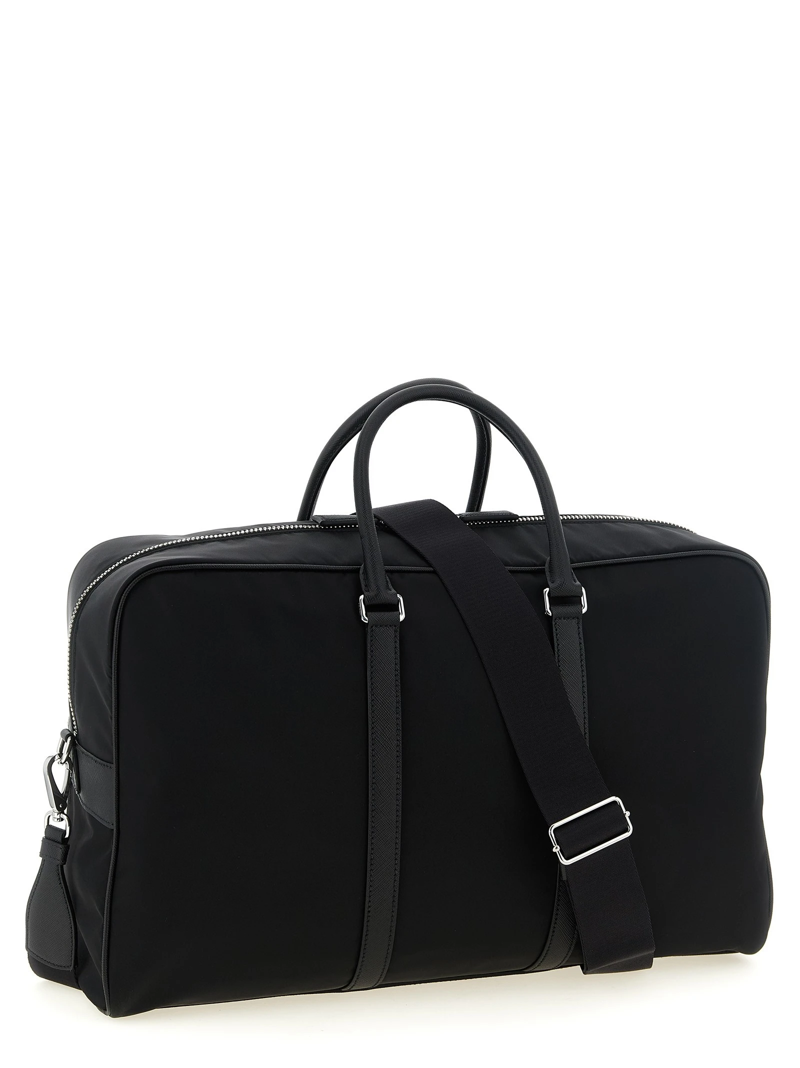 Re-Nylon and Saffiano travel bag