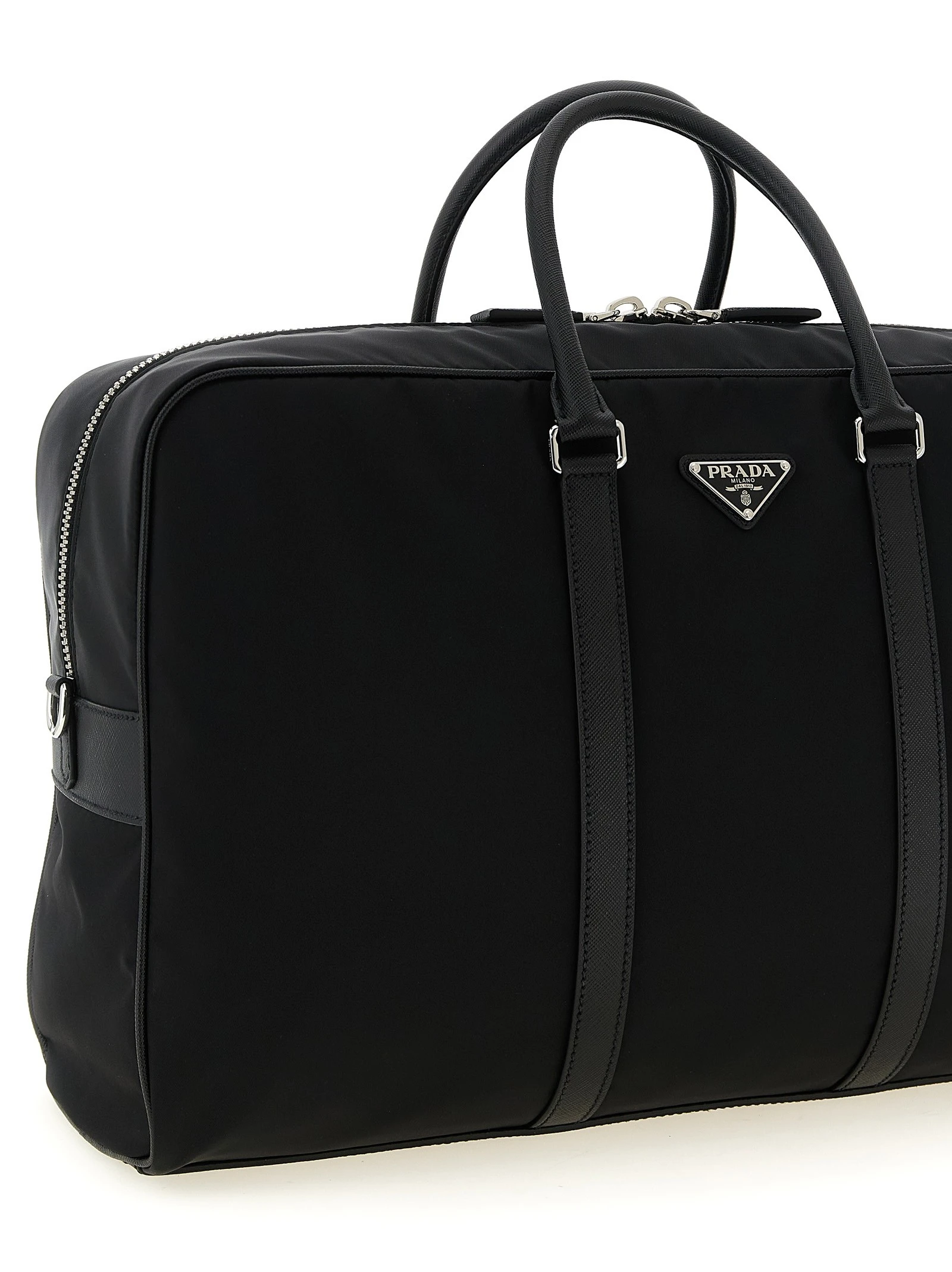 Re-Nylon and Saffiano travel bag