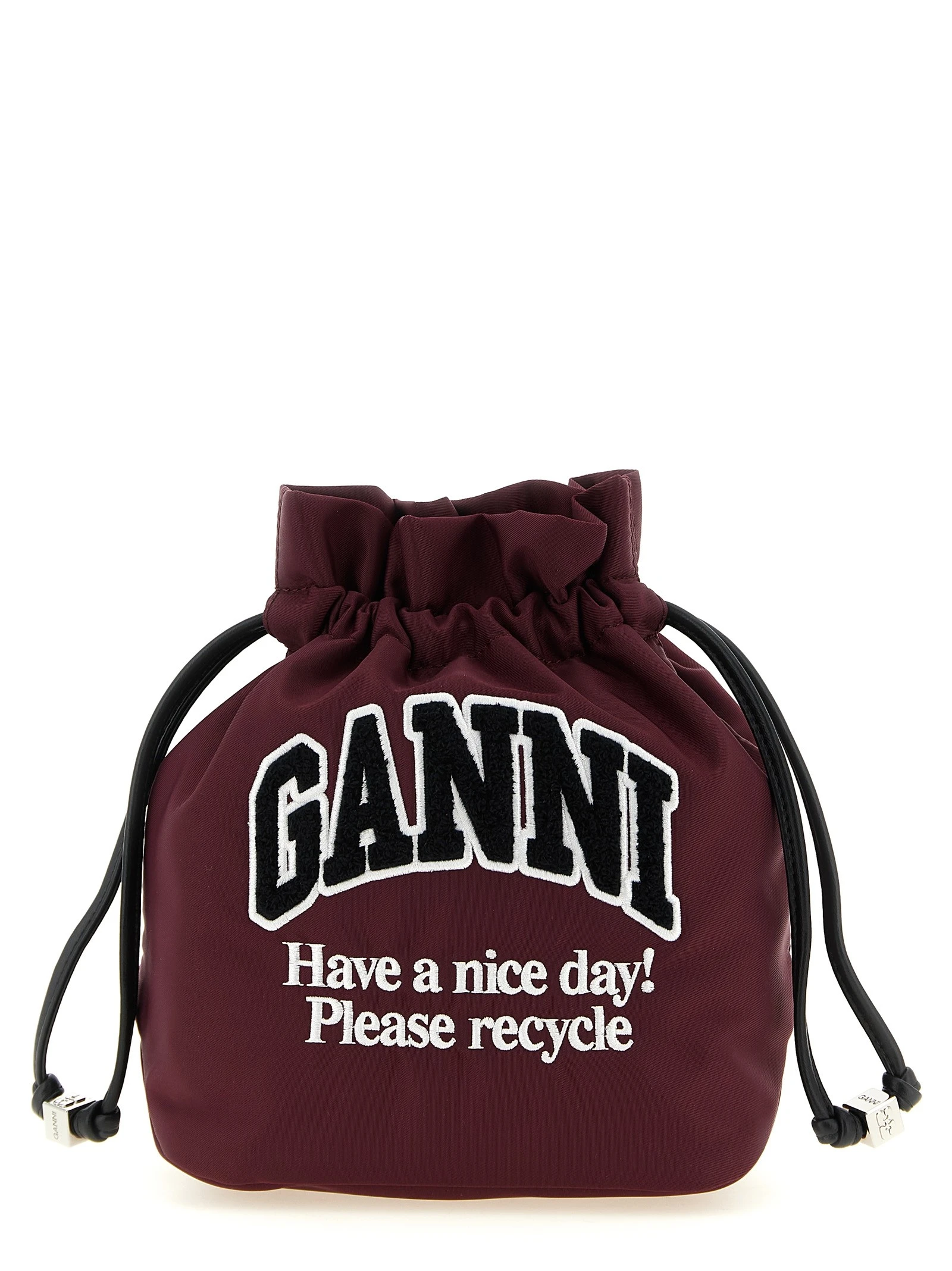 'Ganni Logo' pouch