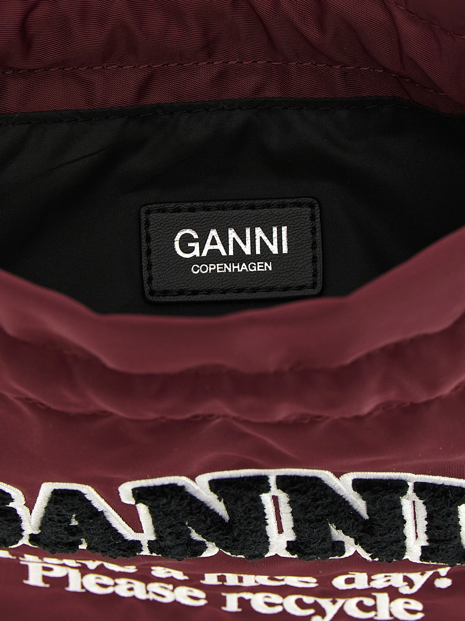 'Ganni Logo' pouch