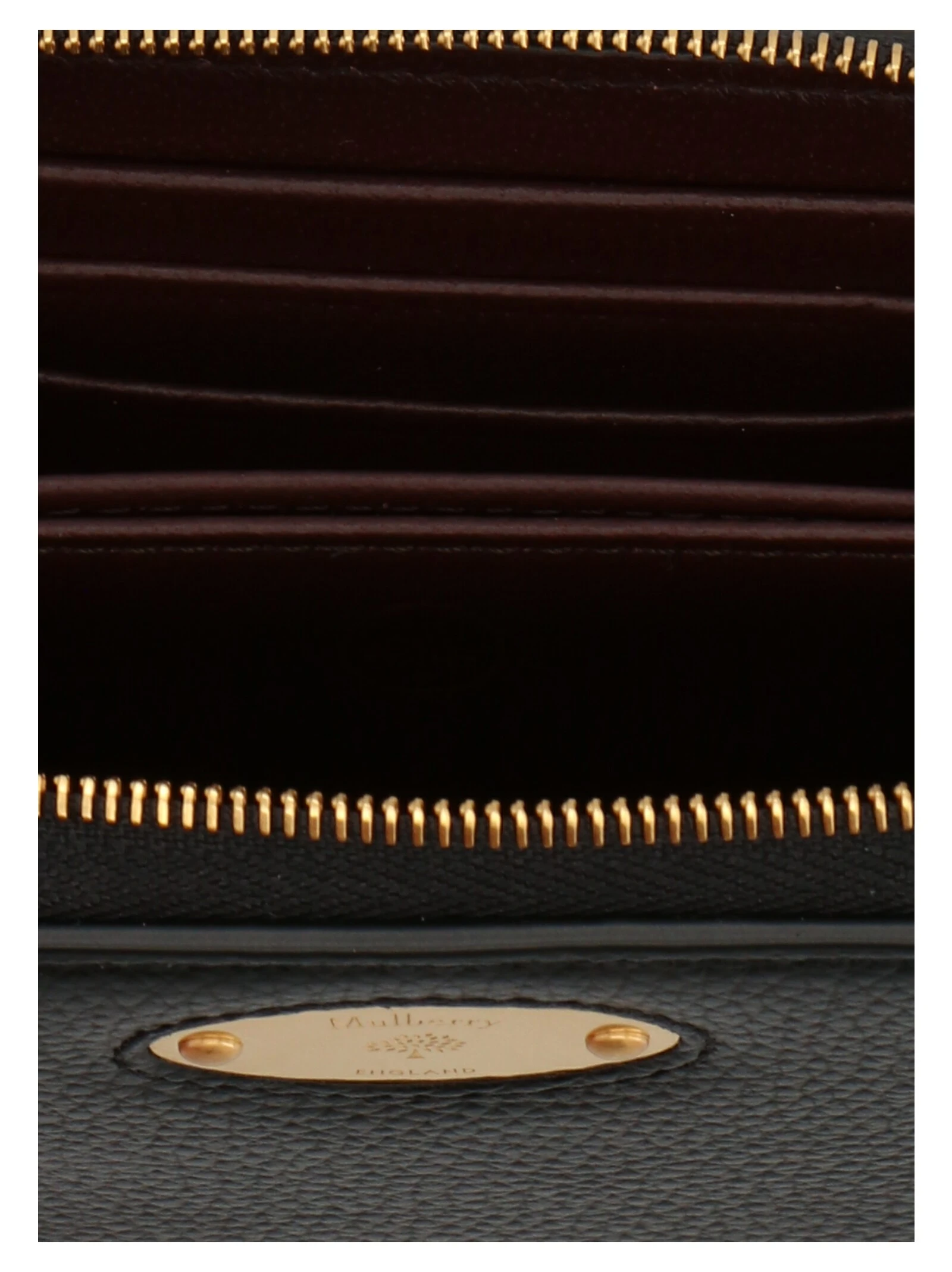 Logo plaque wallet