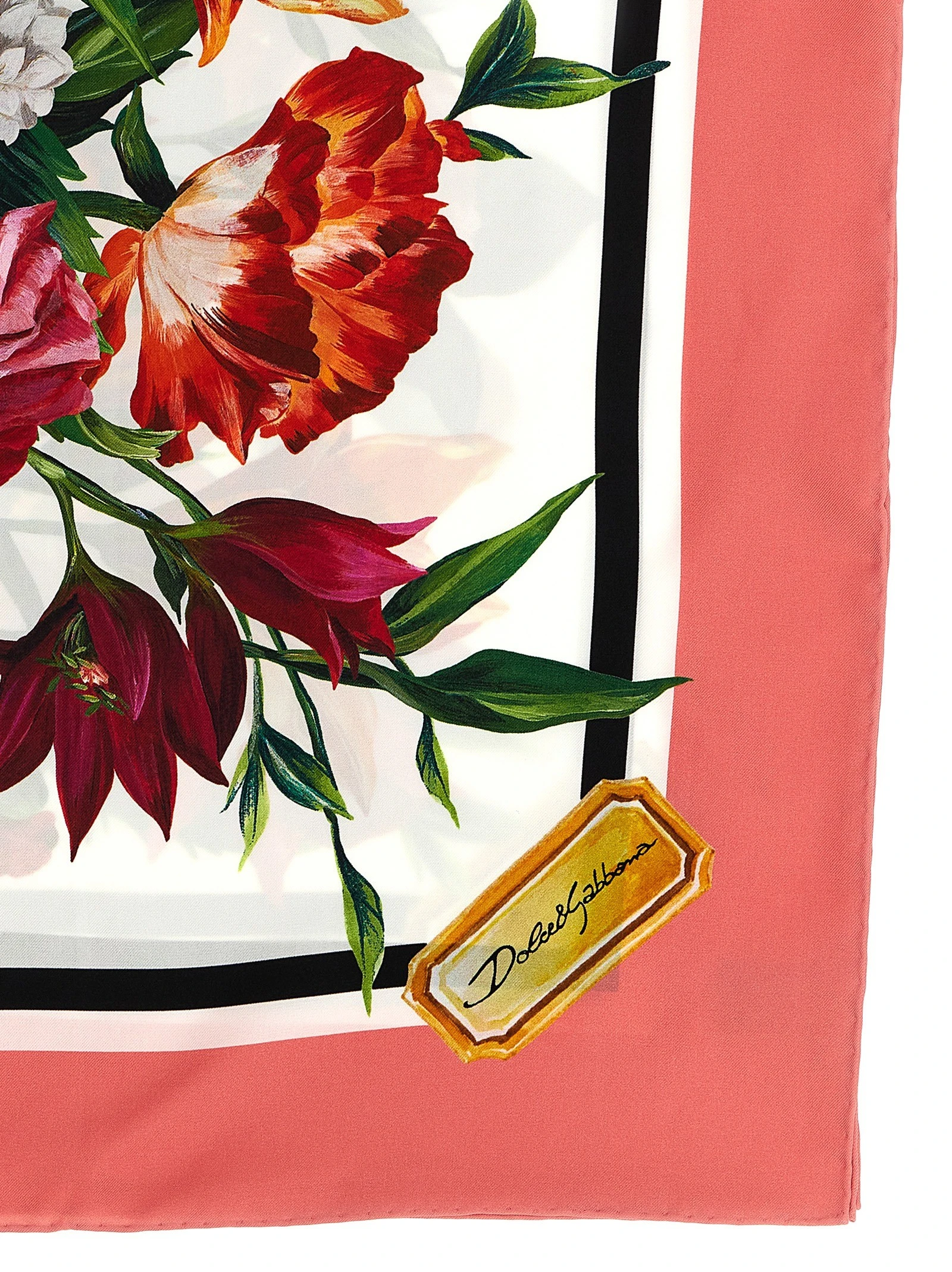 Floral print scarf