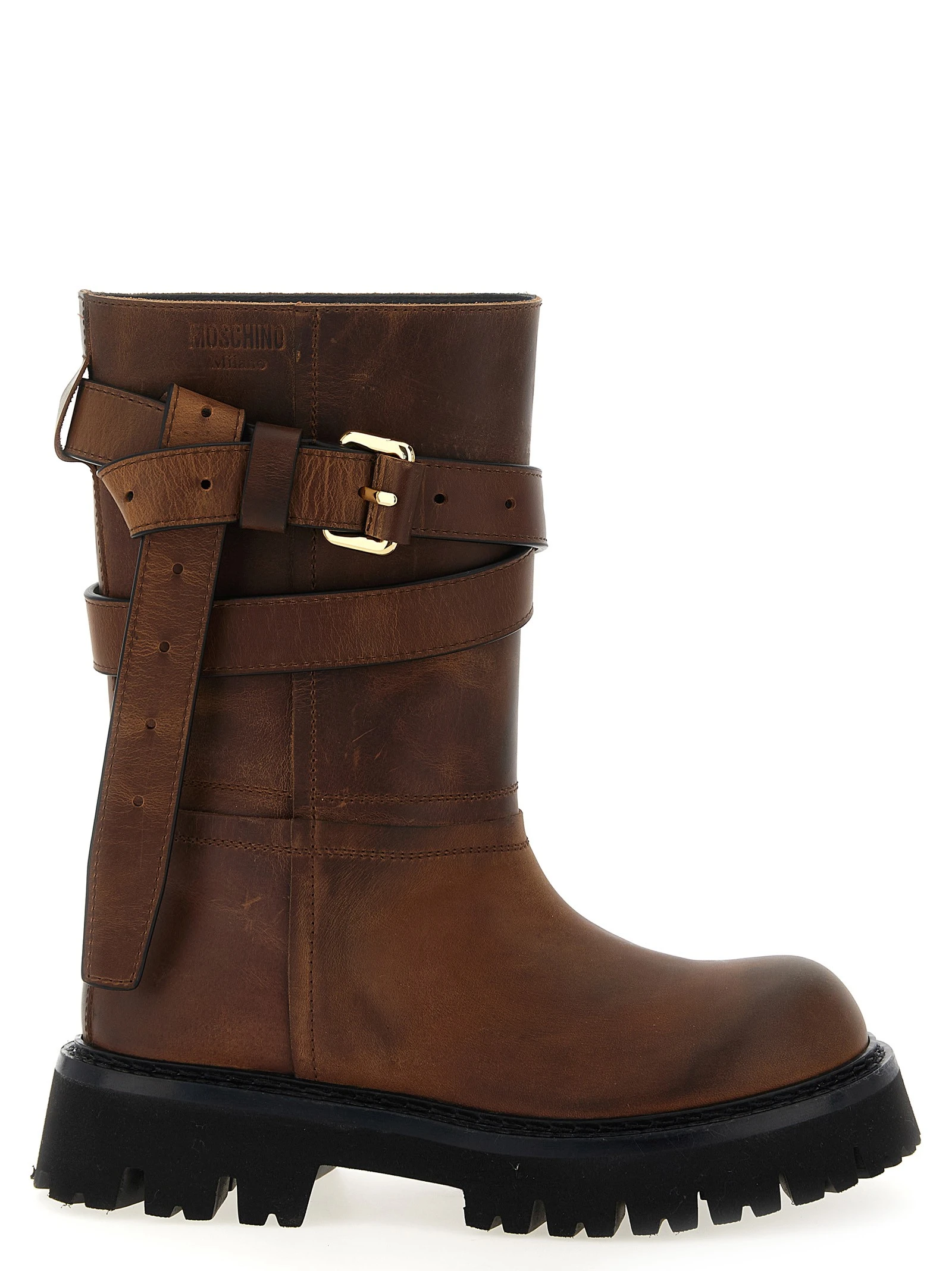'Brick' boots