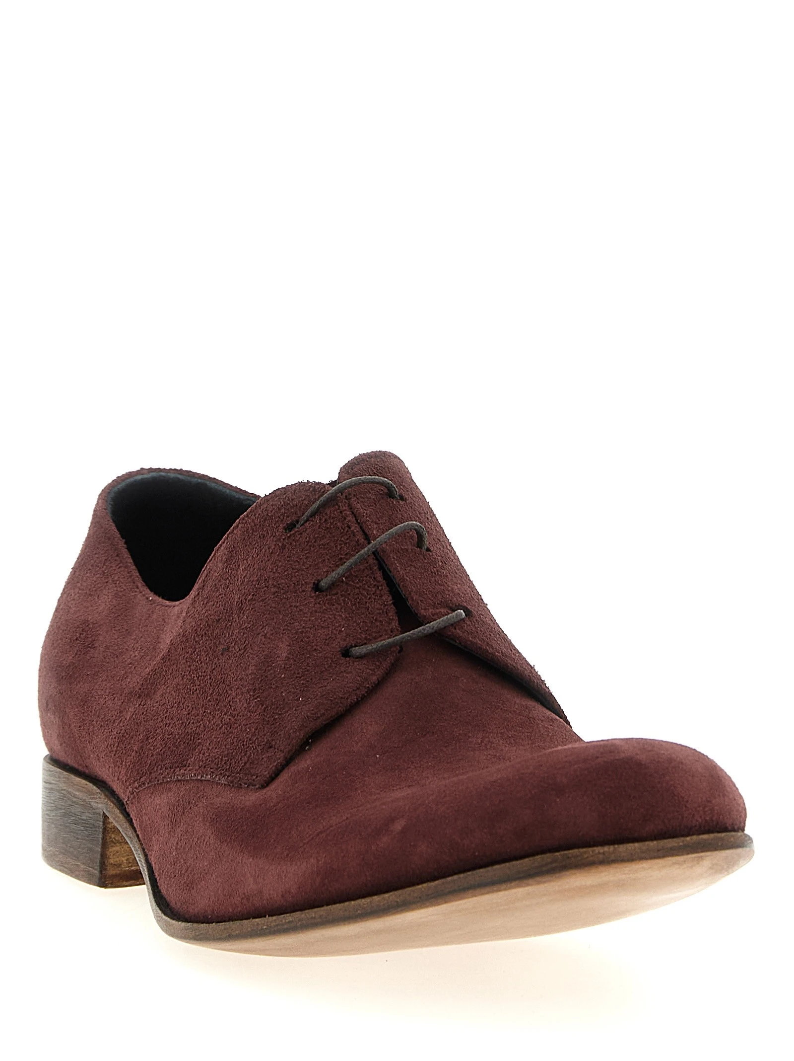 Suede lace up