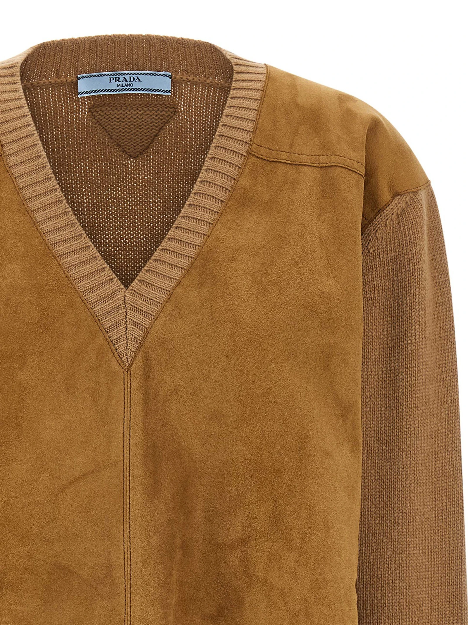 Suede sweater