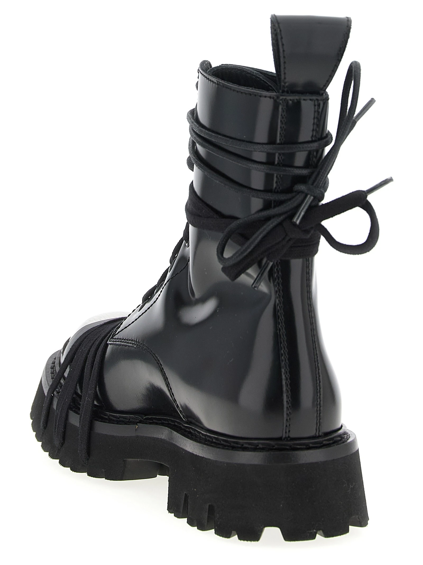'Combat' combat boots