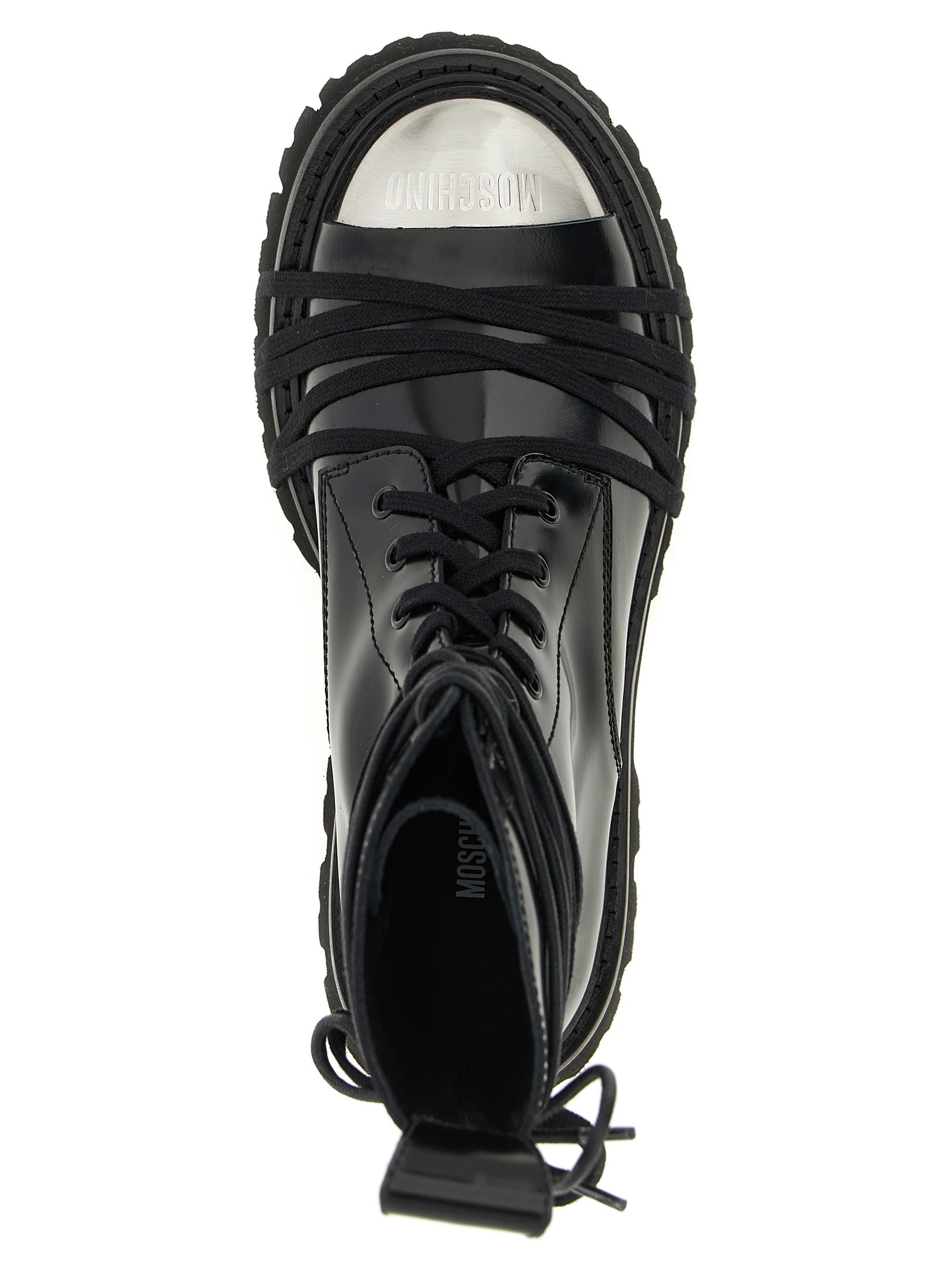 'Combat' combat boots