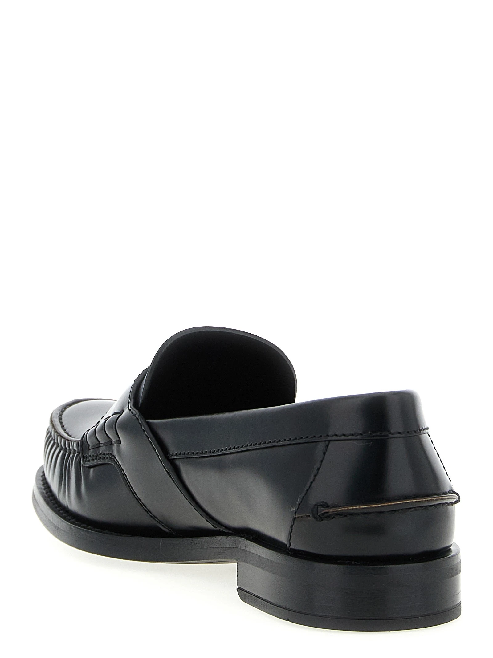 Leather loafers