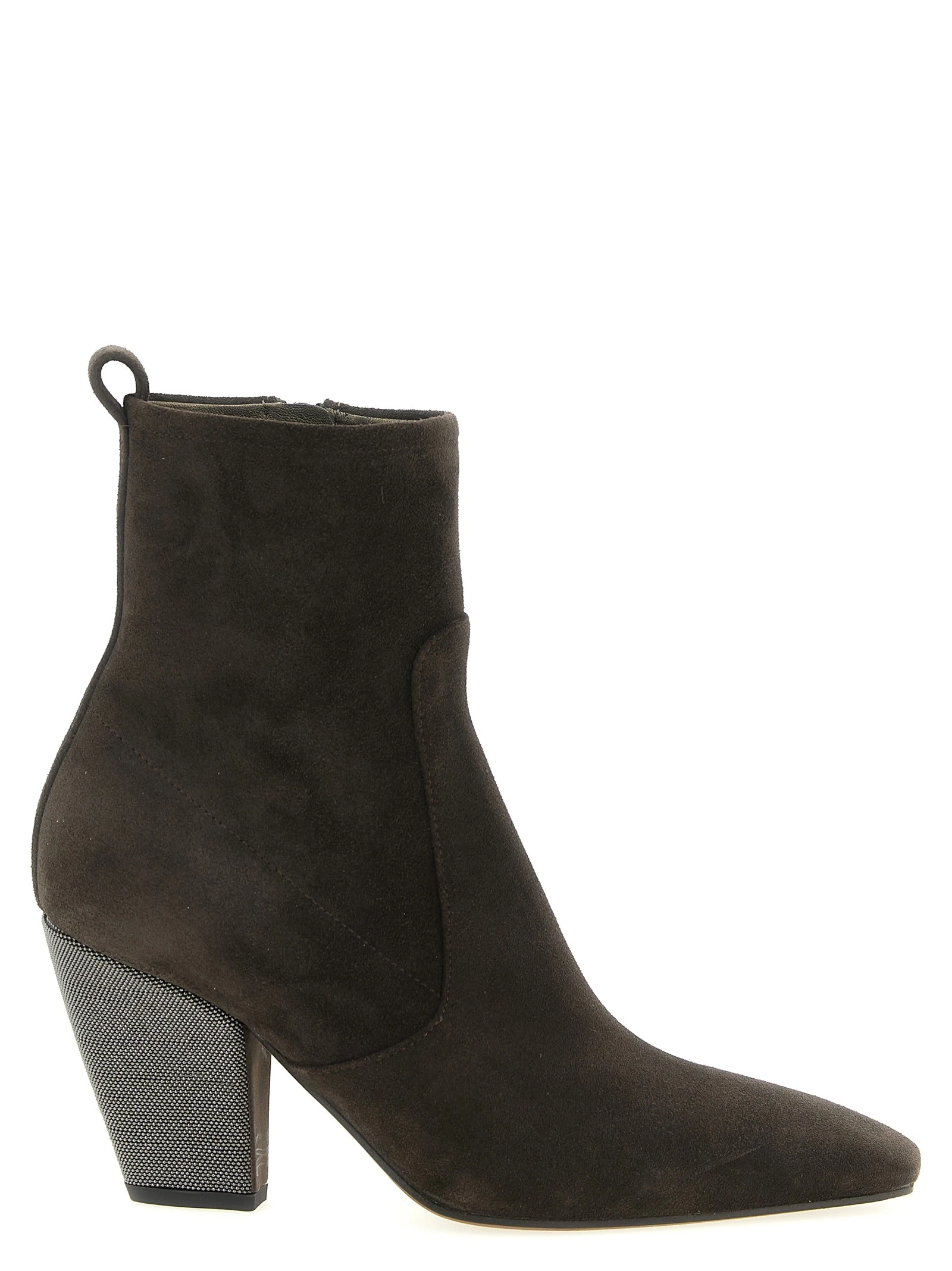 'Precious Heel' ankle boots