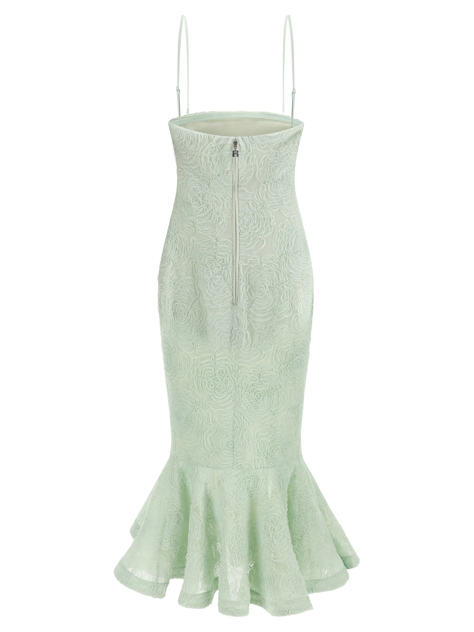 'Flower Mesh Flounce' dress