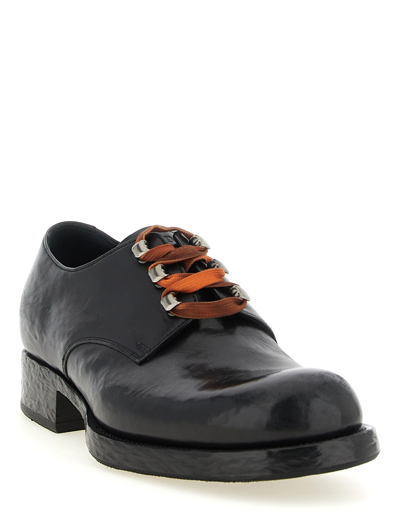Leather lace up shoes