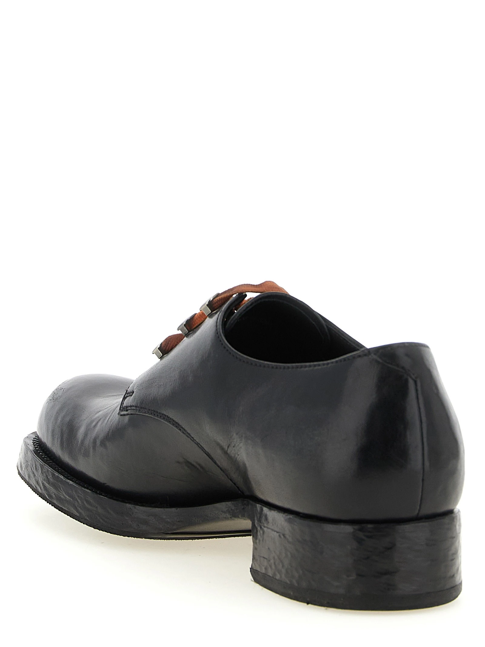Leather lace up shoes