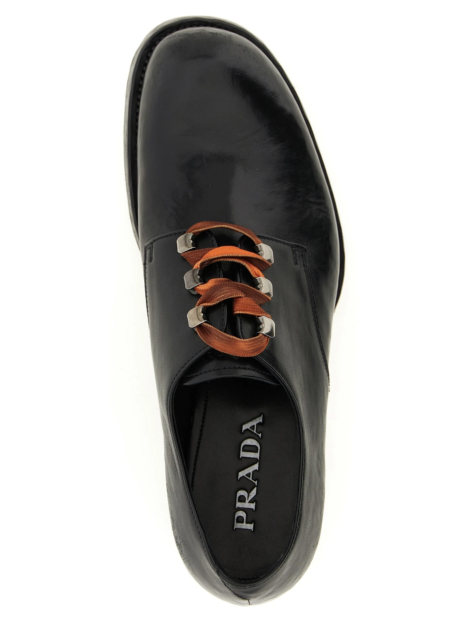 Leather lace up shoes