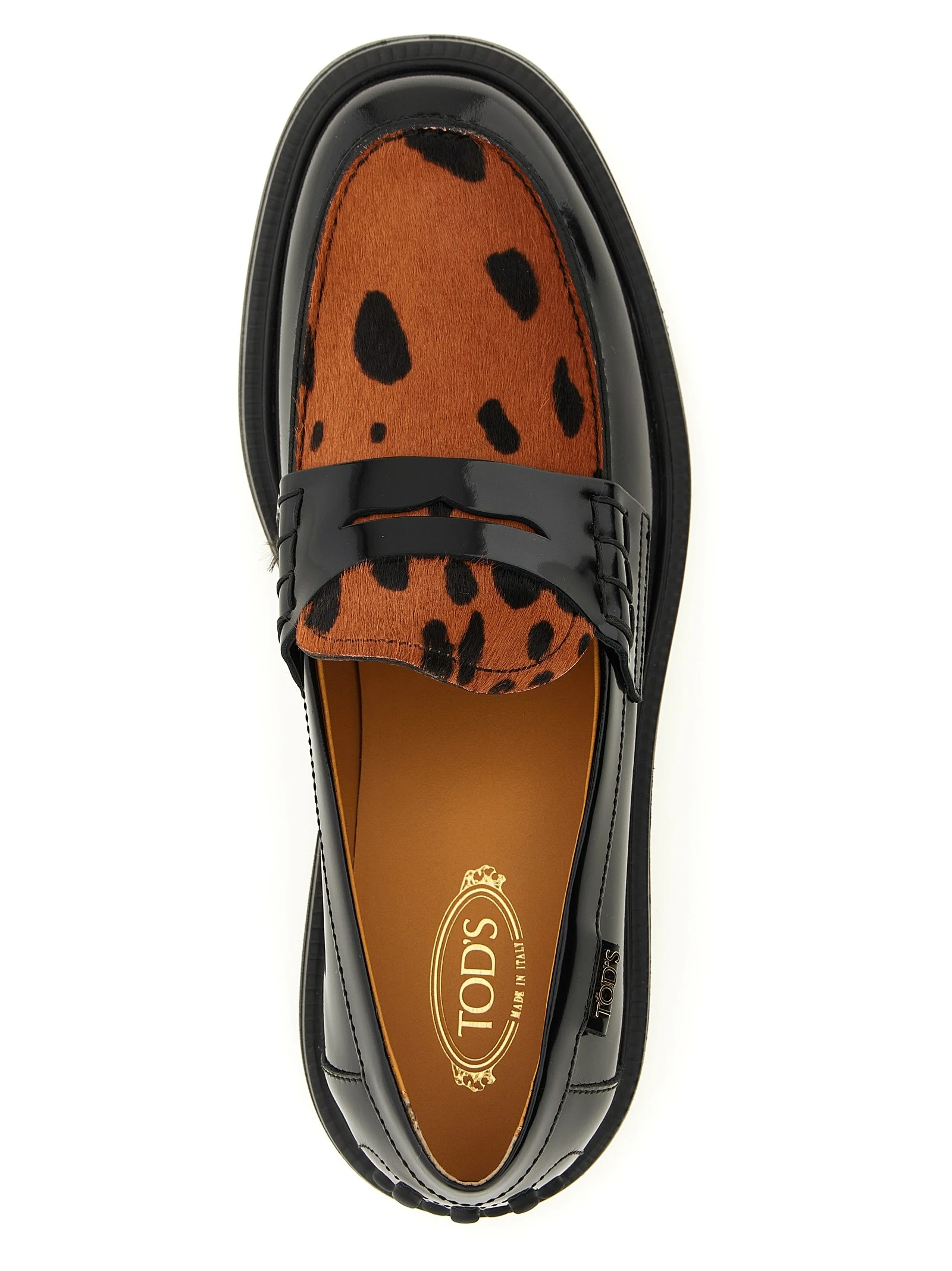 Pony hair loafers